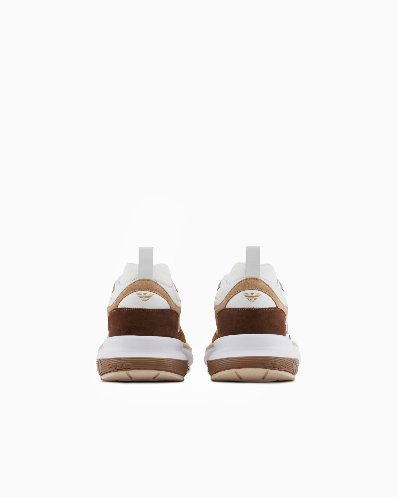 Sneakers en mesh avec détails laminés et logo signature Diapositive 3