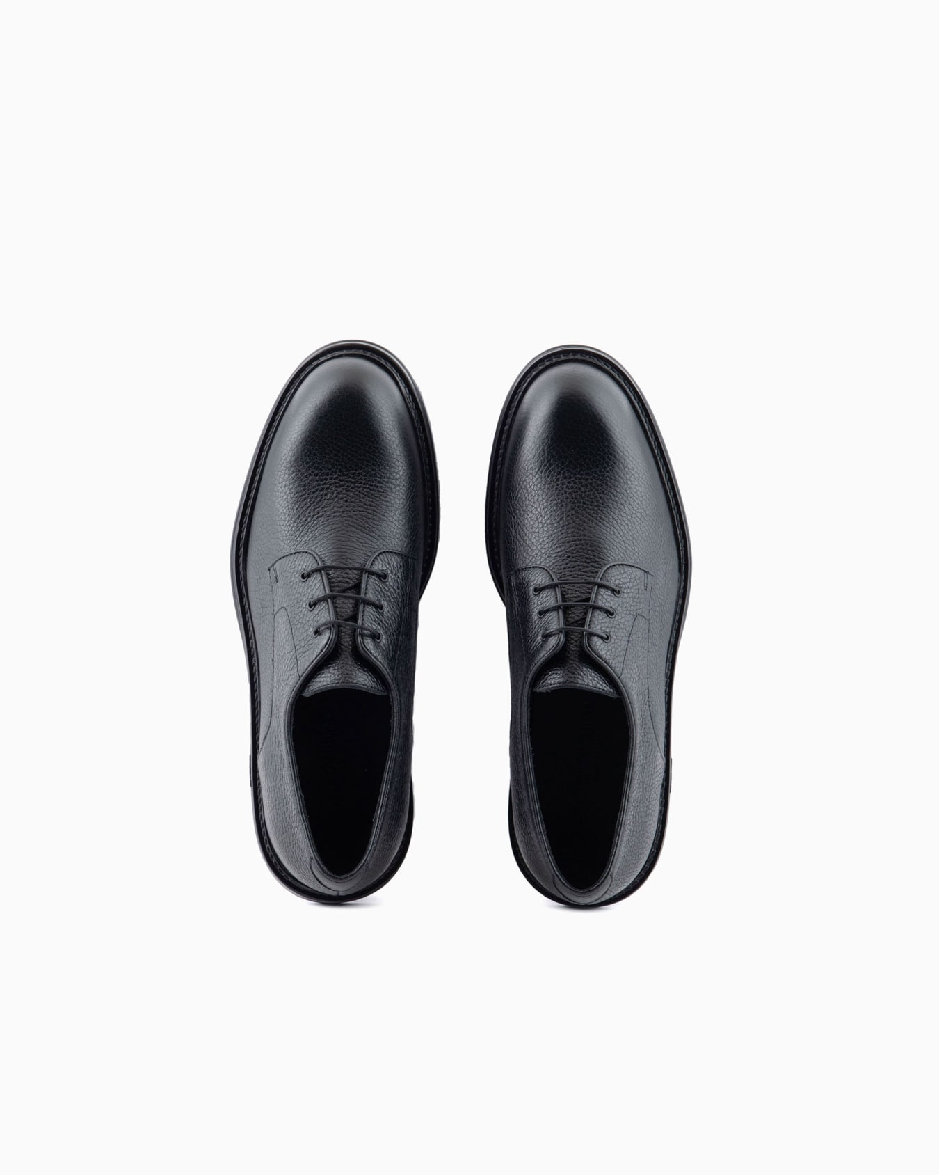 Pebbled leather Derby shoes Slide 2