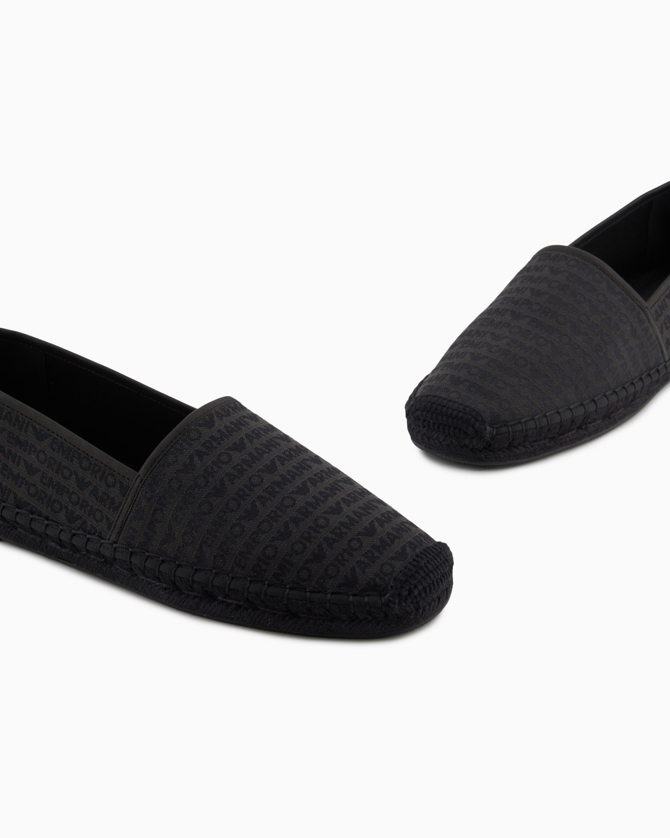 Espadrilles en tissu jacquard avec inscription logo all over Diapositive 4