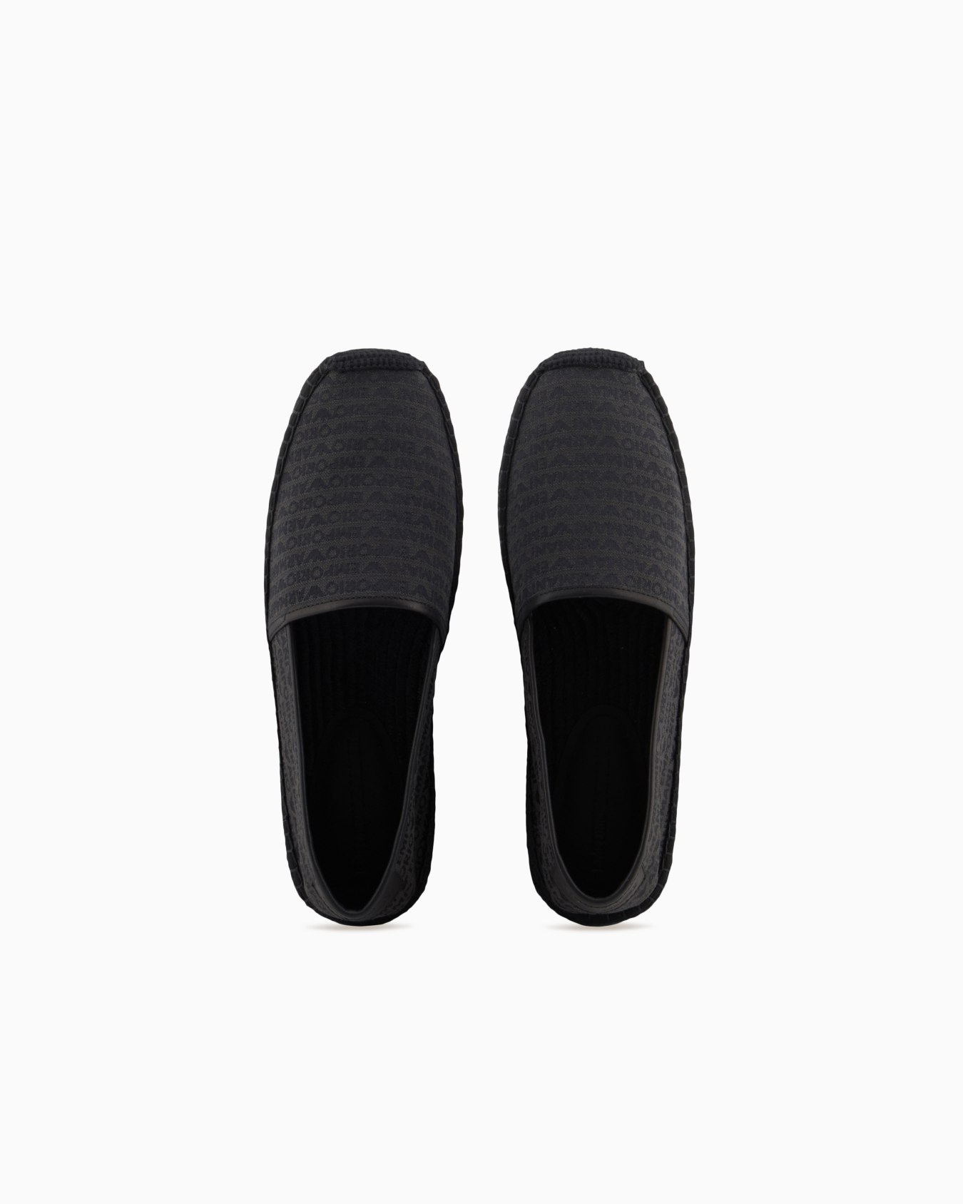 Espadrilles en tissu jacquard avec inscription logo all over Diapositive 2