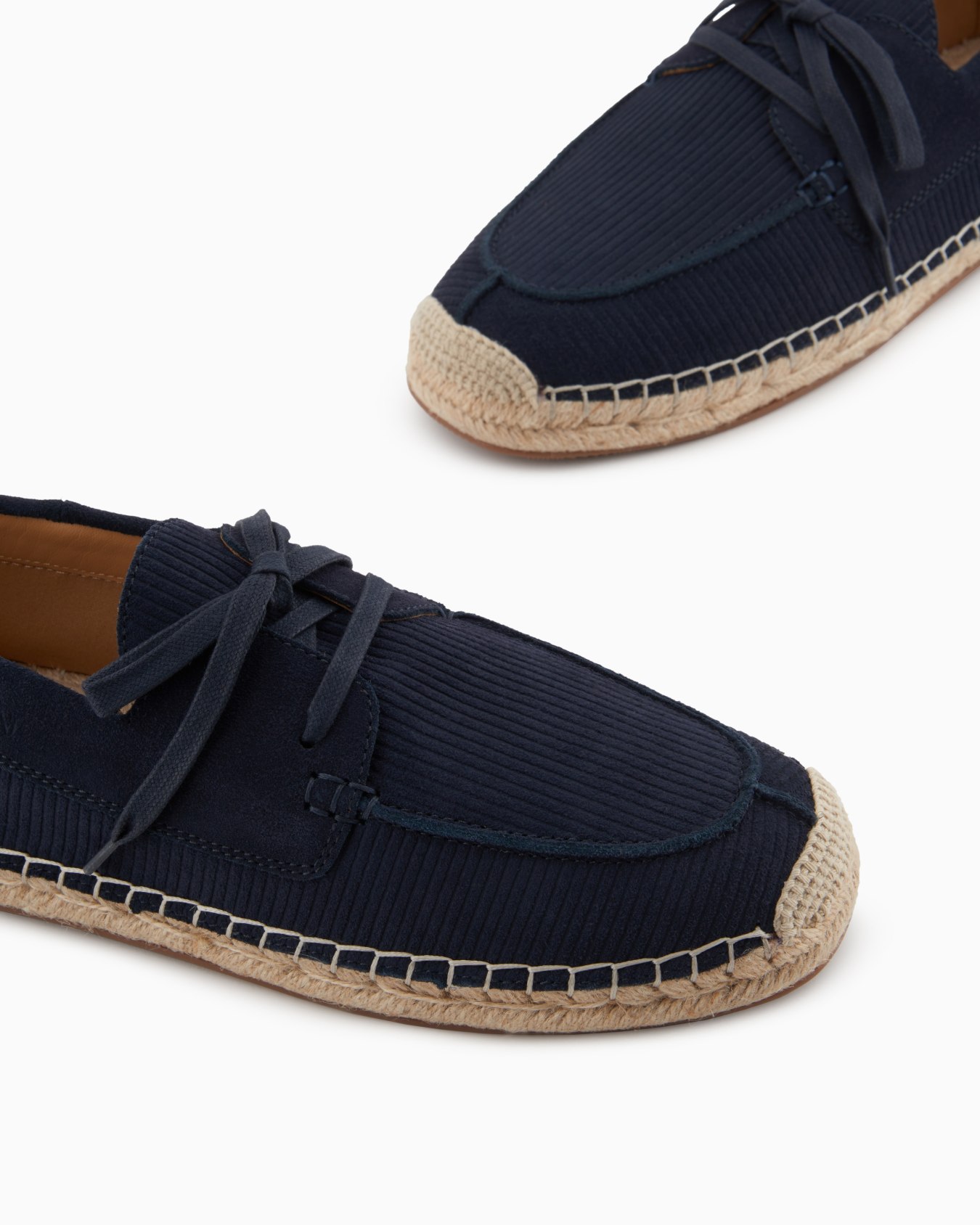 Boat-style espadrilles in multi-striped suede Slide 4