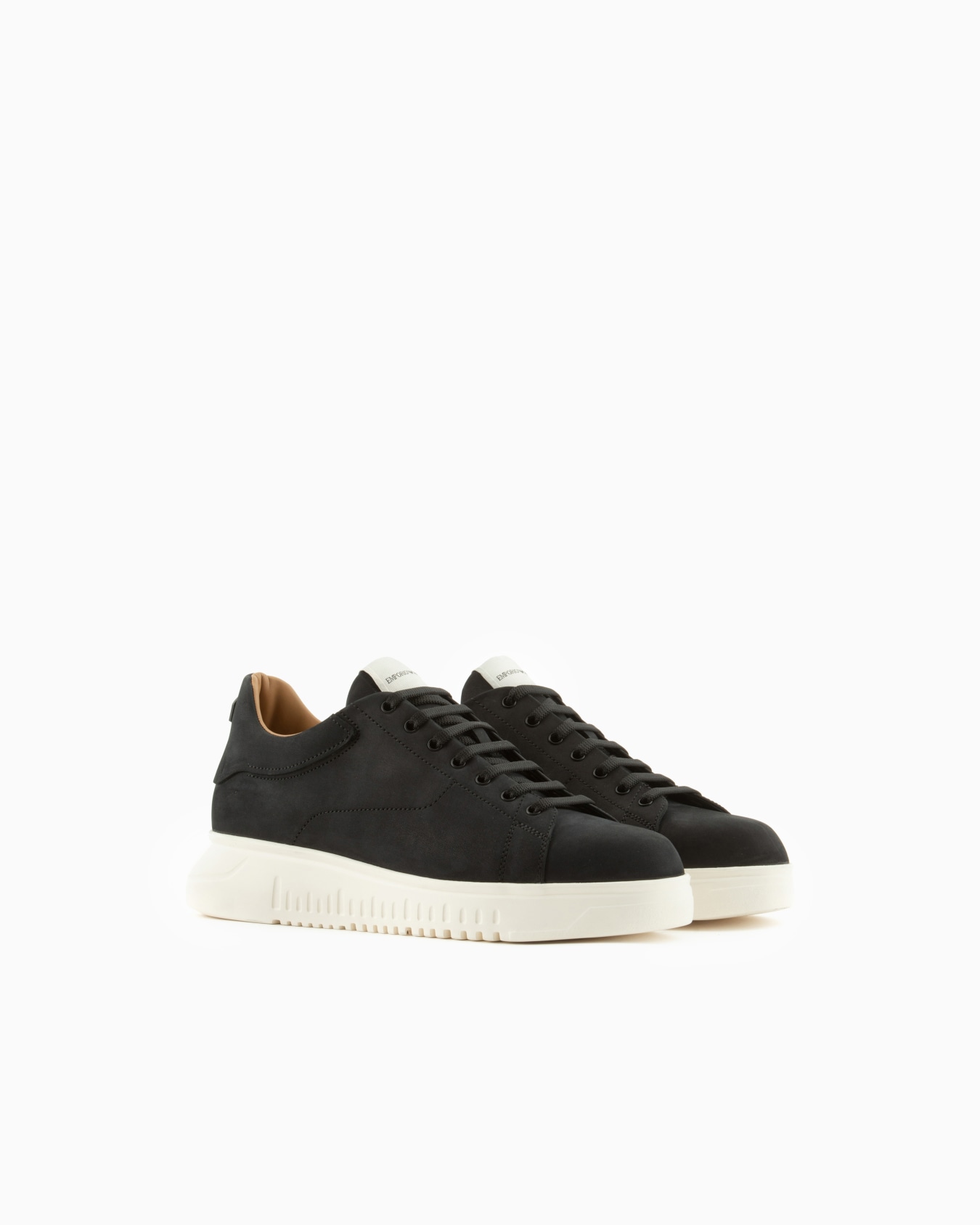 Nubuck sneakers with knurled soles Slide 1