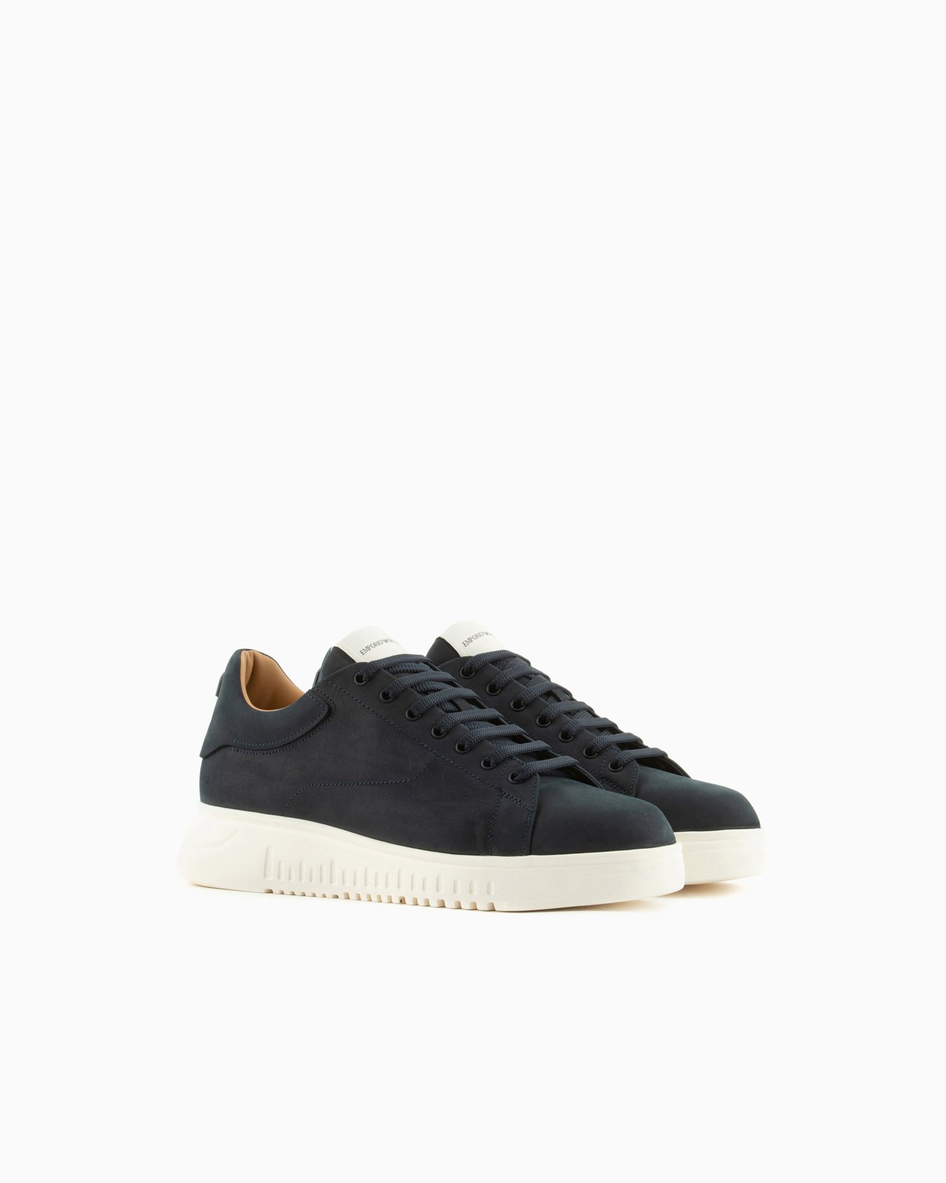 Nubuck sneakers with knurled soles Slide 1