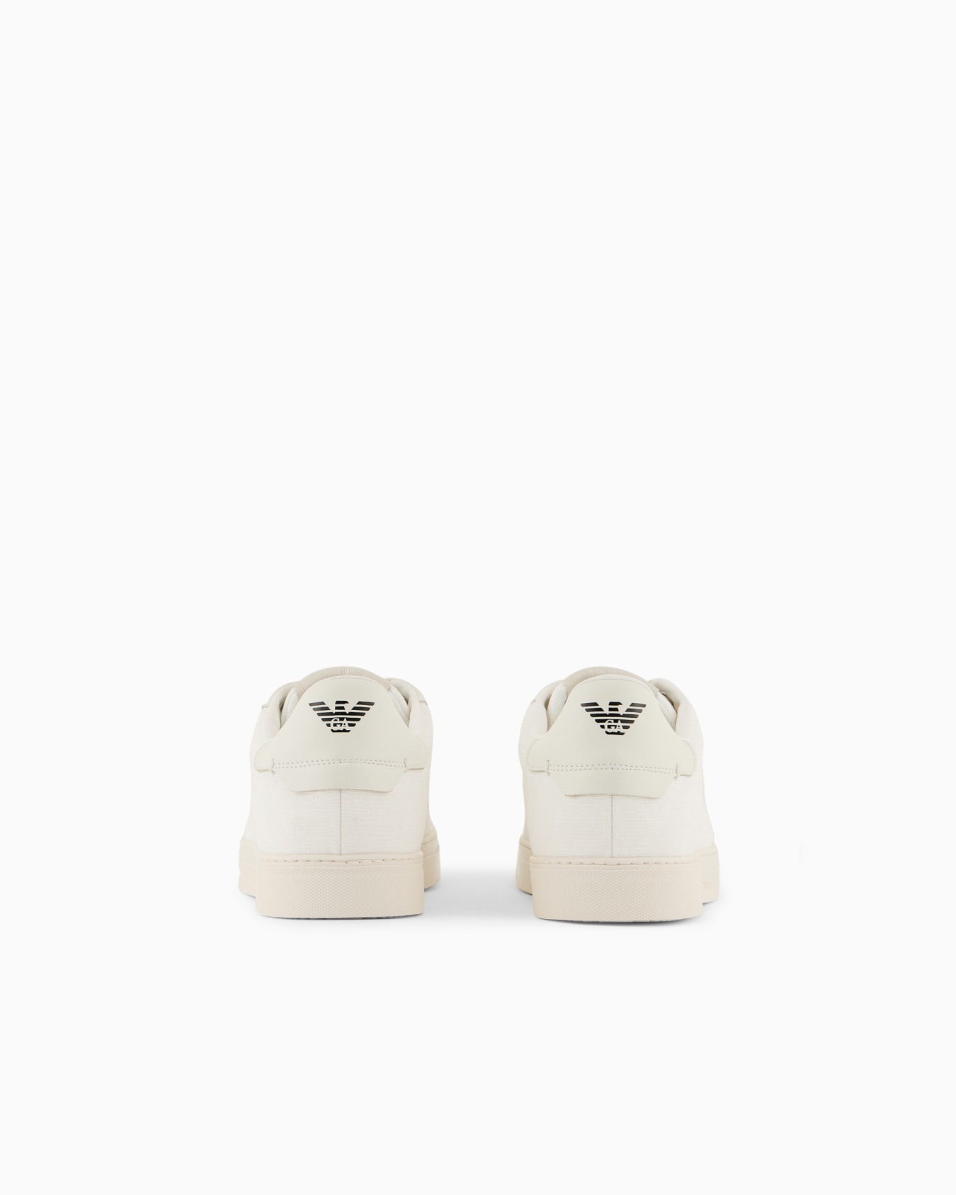 Nylon sneakers with jacquard all-over eagle Slide 3