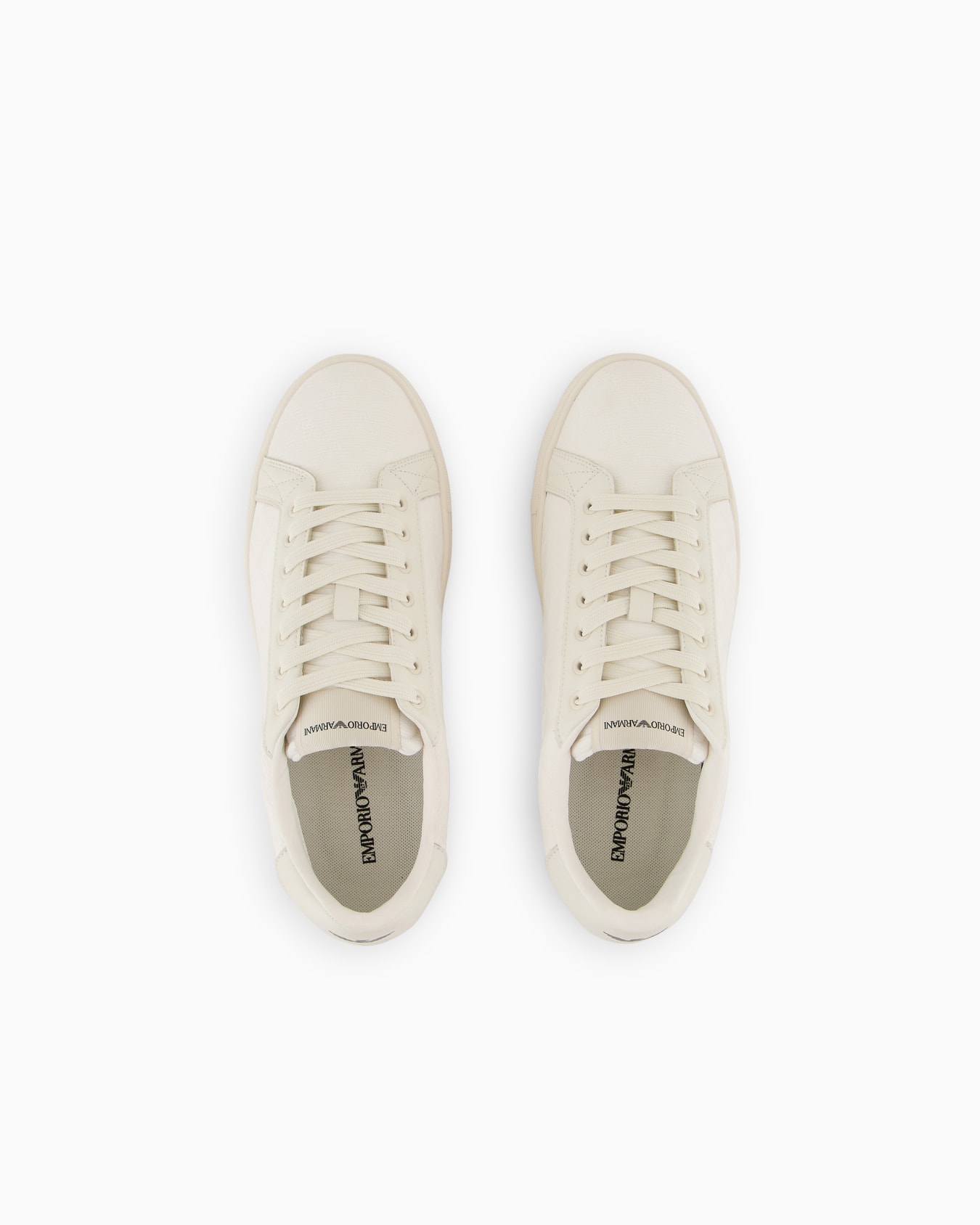 Nylon sneakers with jacquard all-over eagle Slide 2
