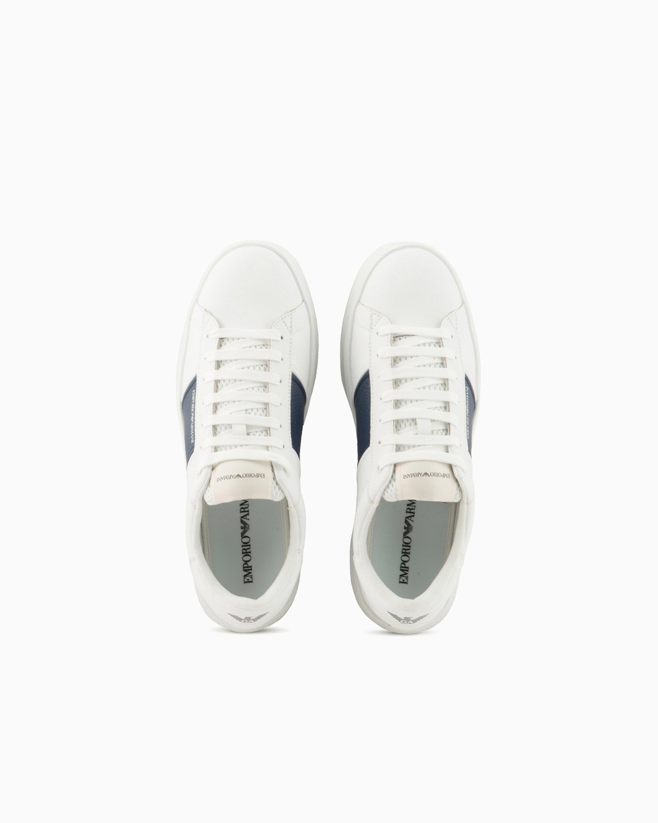 Sneakers en cuir avec détail logotypé Diapositive 2