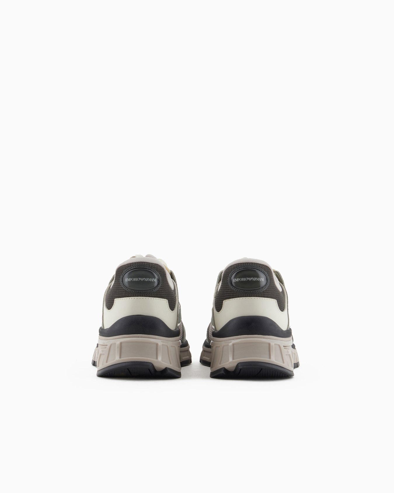 Mesh sneakers with suede details Slide 3