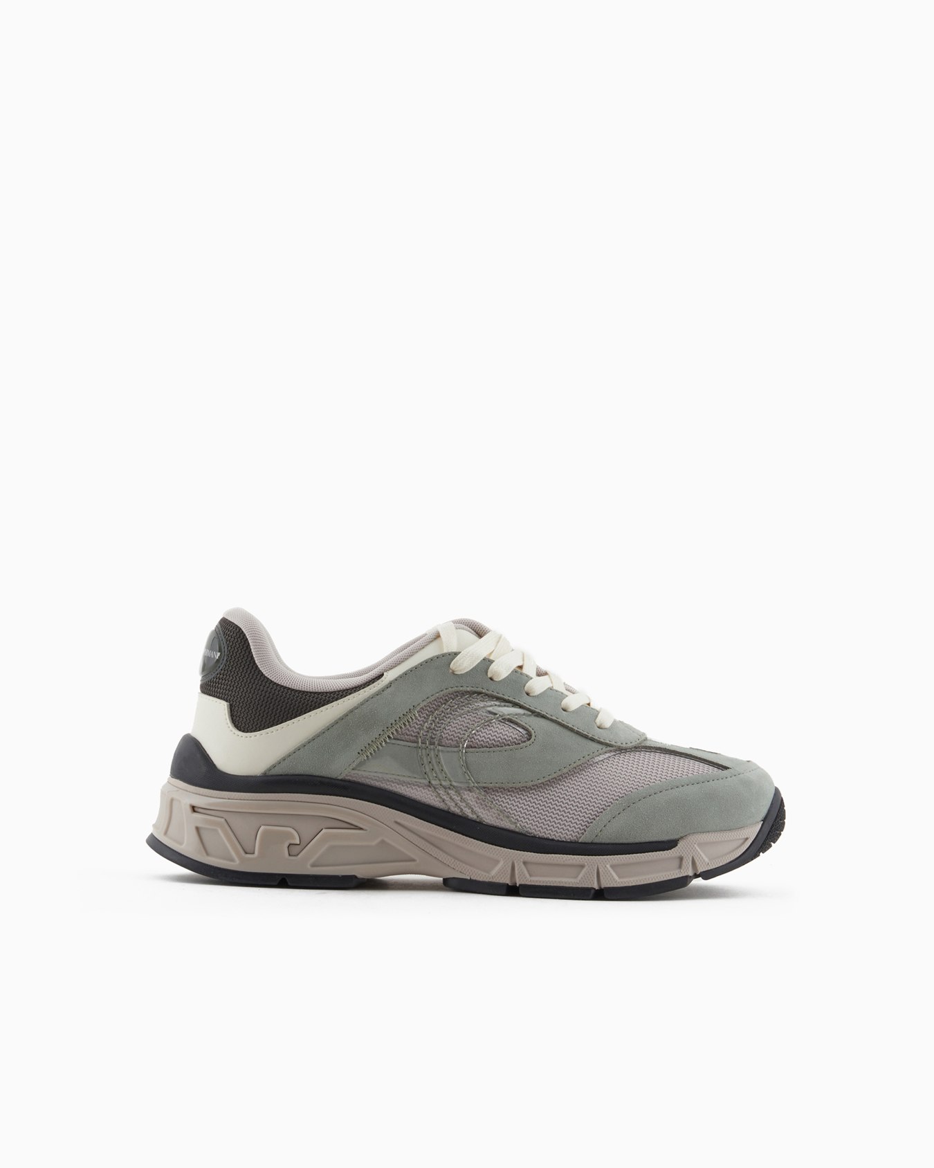 Mesh sneakers with suede details Slide 0