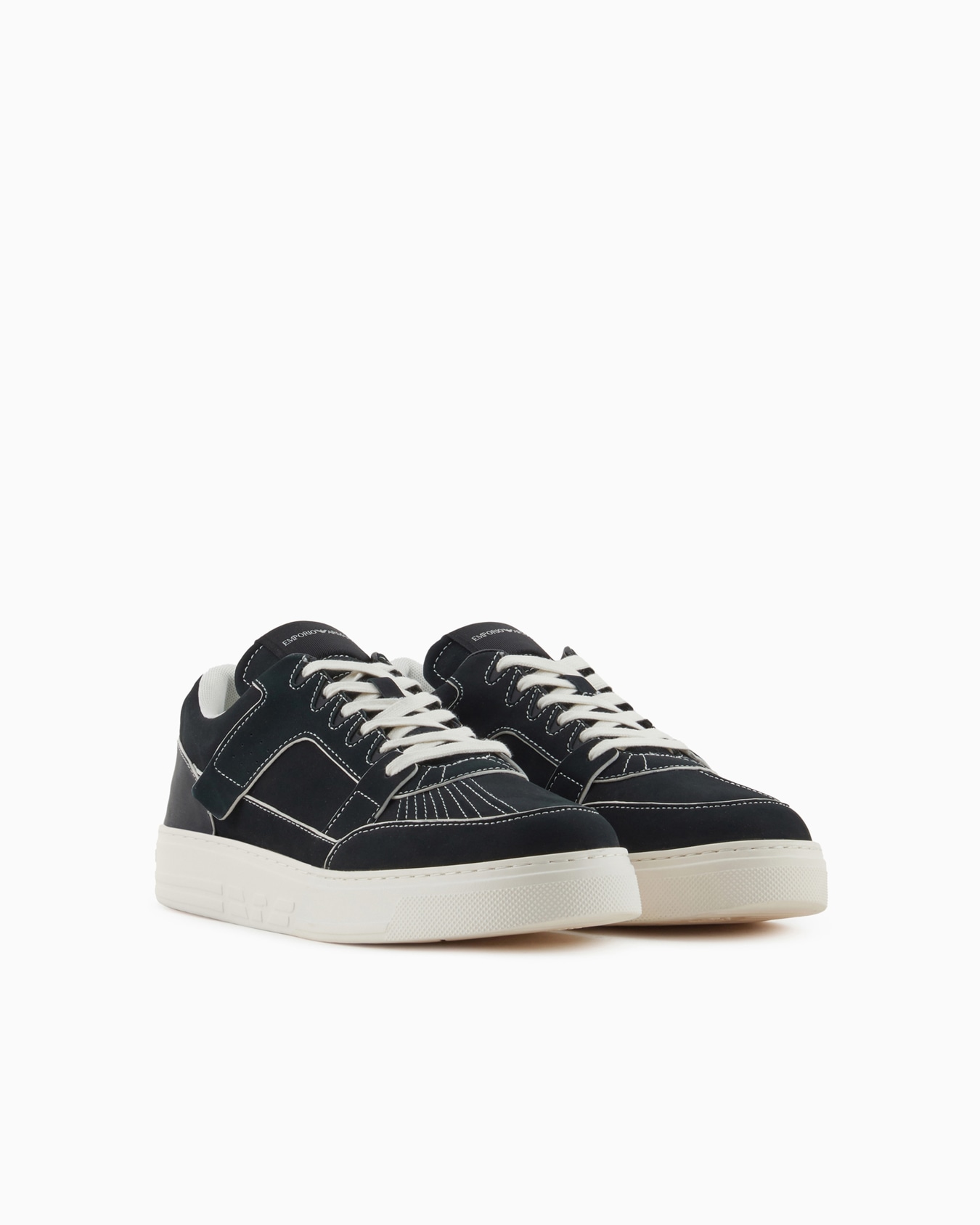 Nubuck and Vachetta sneakers Slide 1