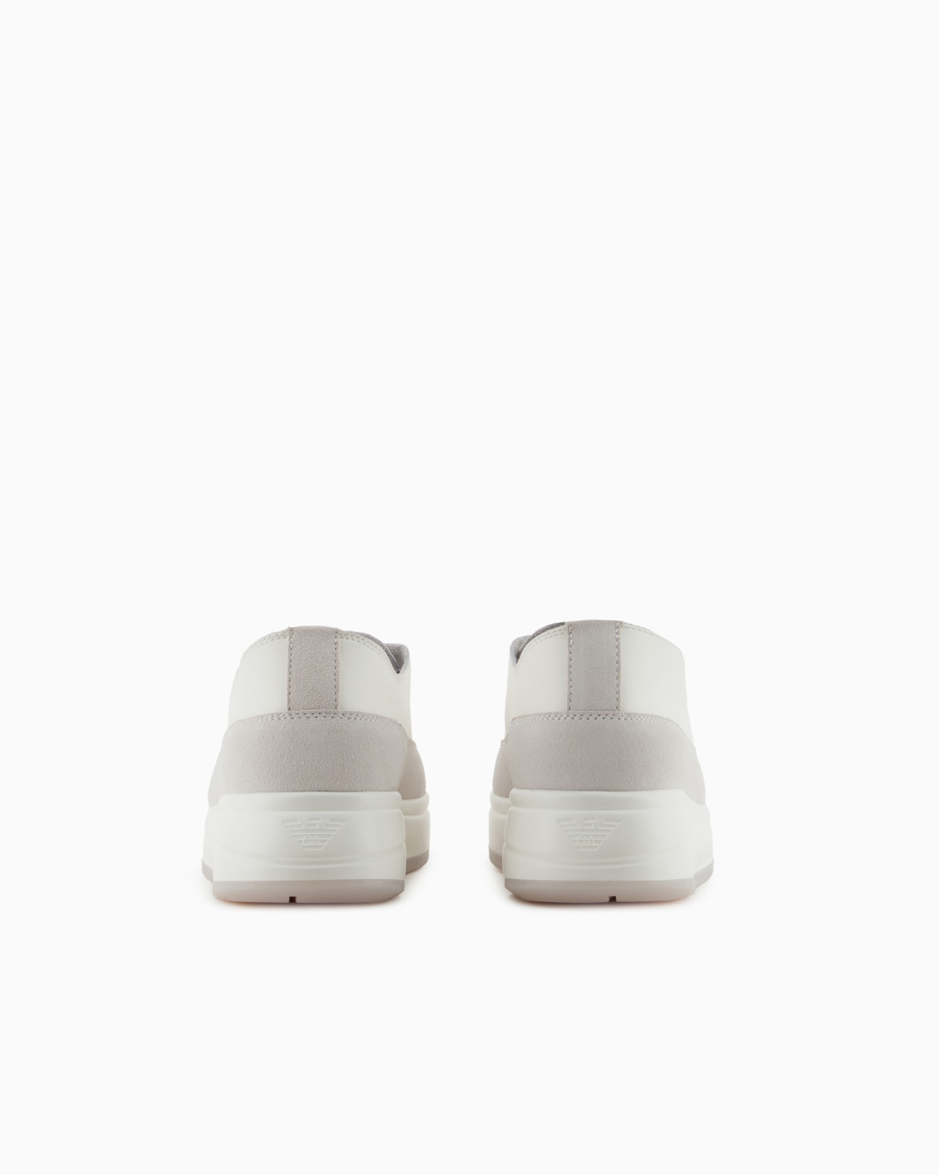Leather and suede sneakers with knurled soles Slide 3