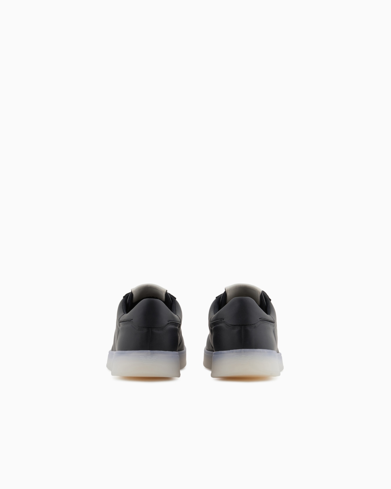 Leather sneakers with semi-transparent sole Slide 3