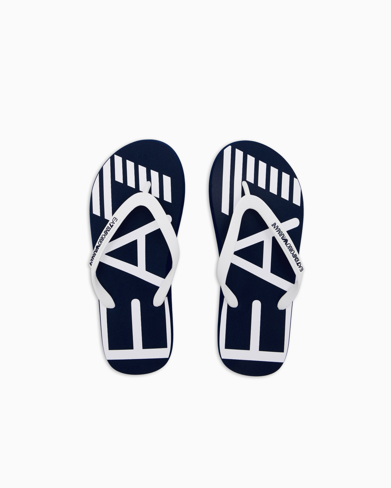 Rubber flip-flops with logo Slide 2