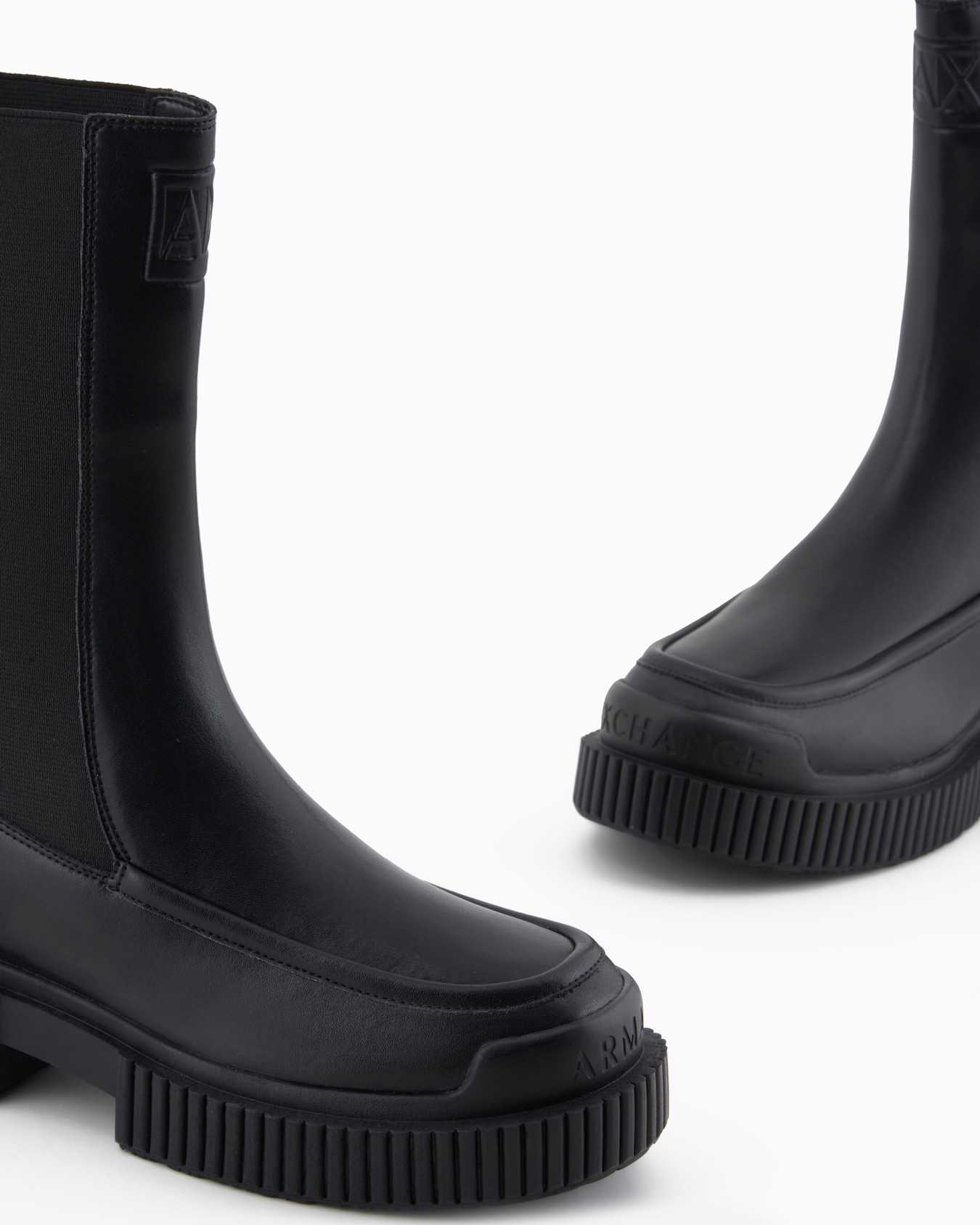 Kampfstiefel mit geprägtem Logo Folie 3