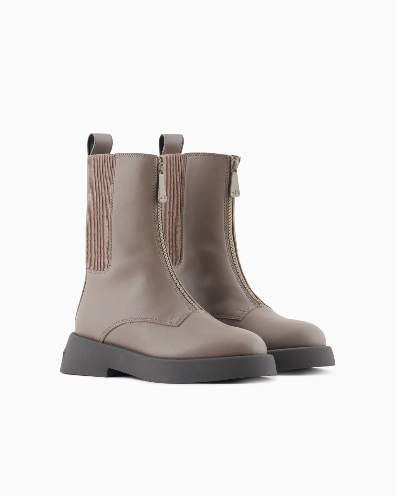 Combat boots avec élastique et zip Diapositive 1