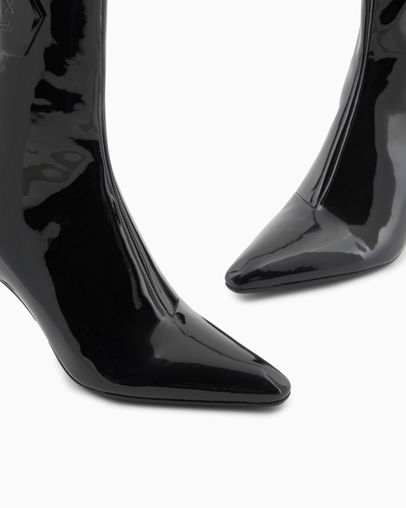 Patent leather ankle boots with heel Slide 3
