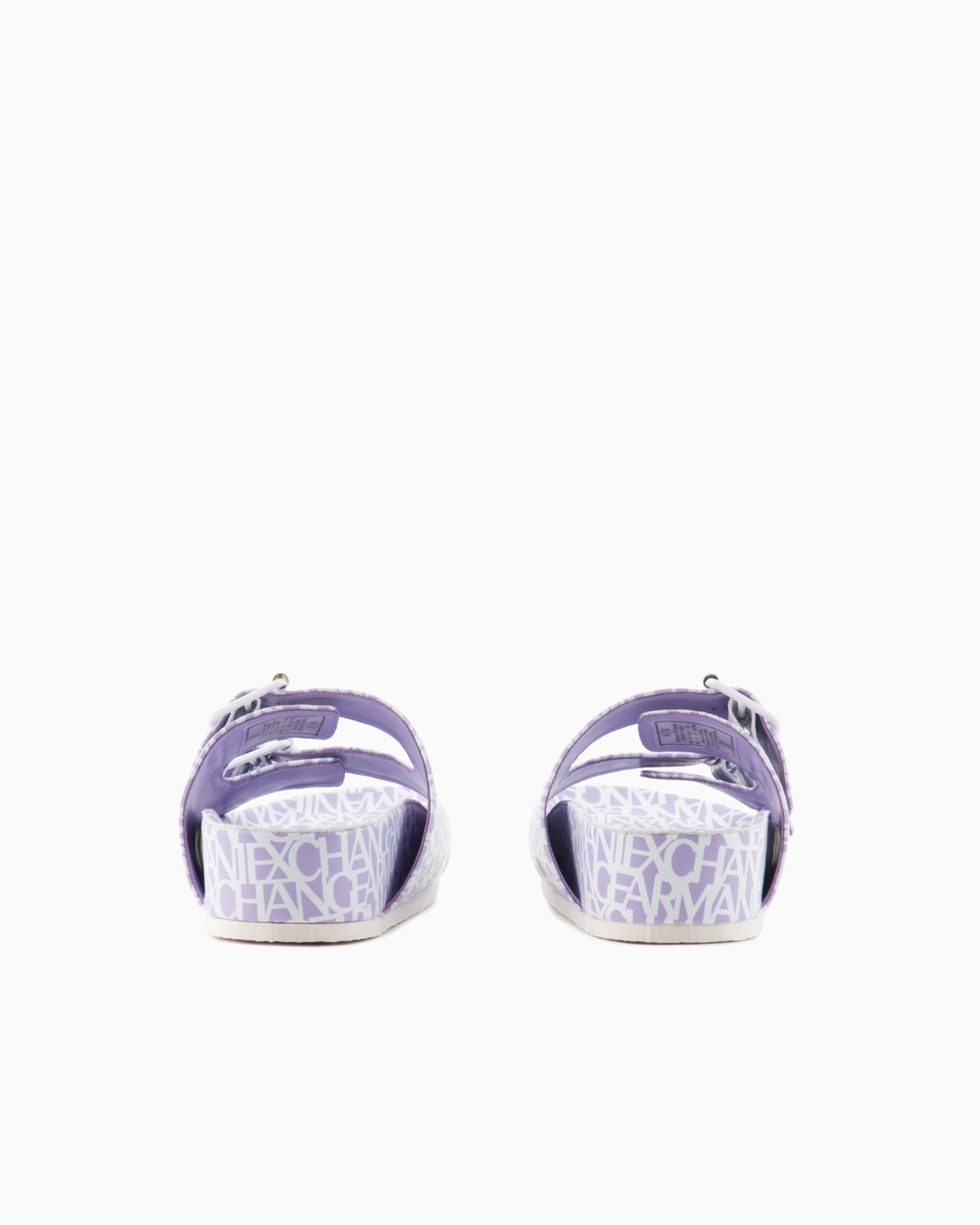 Sandals with all-over logo writing Diapositiva 3