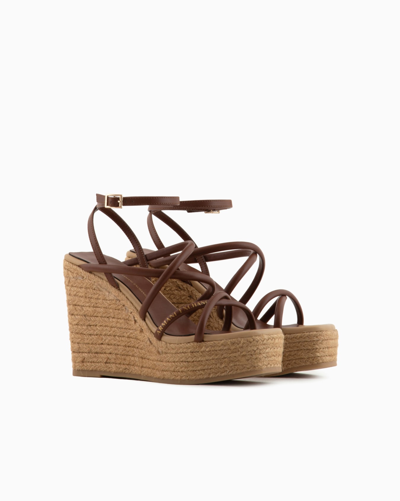 Straw wedge sandals Diapositiva 1