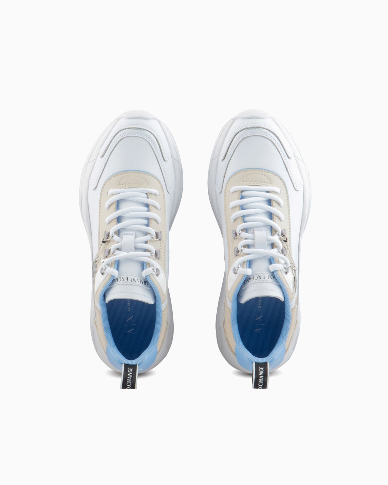 Leather sneakers with logo application Diapositiva 2
