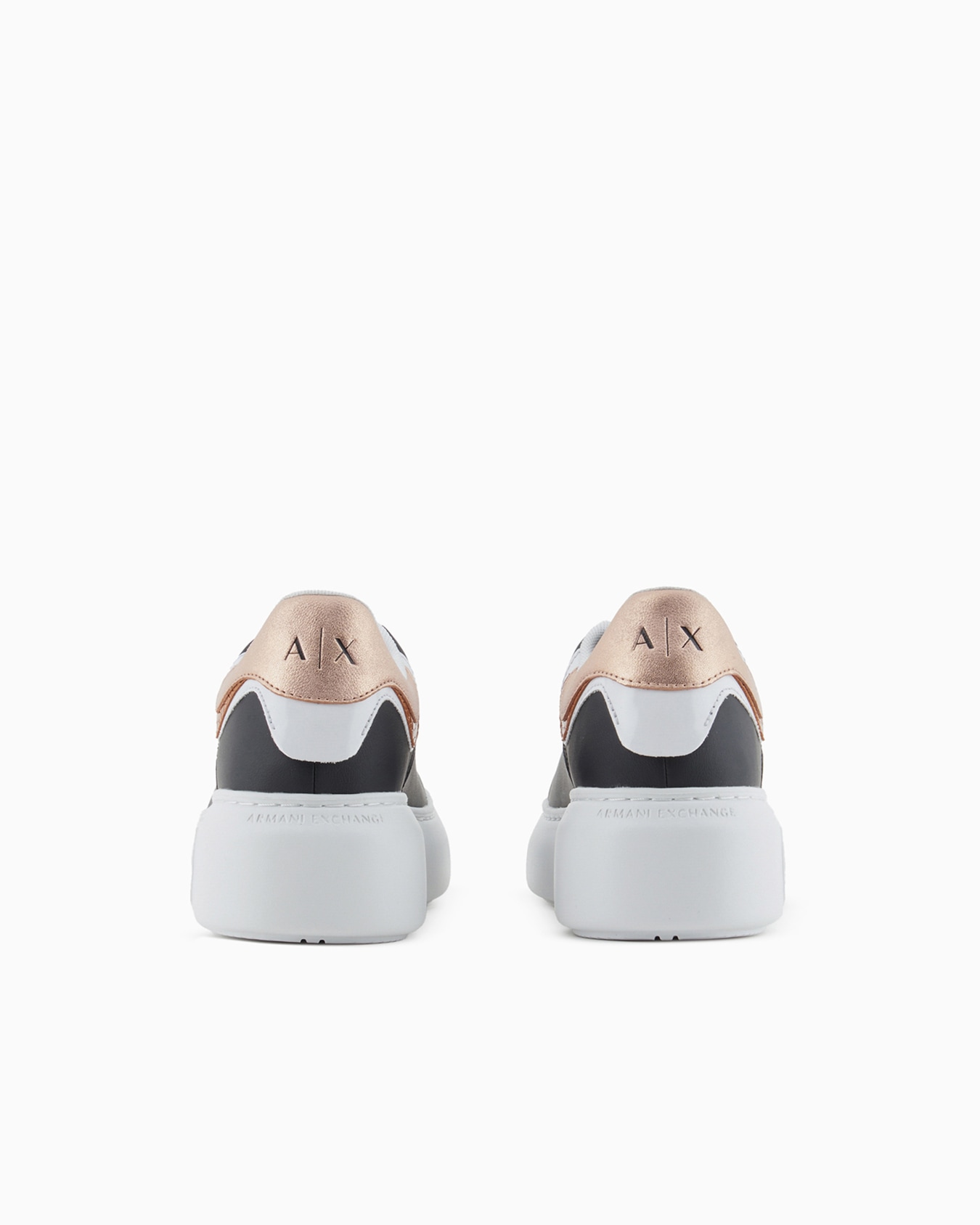 Chunky leather sneakers Slide 3