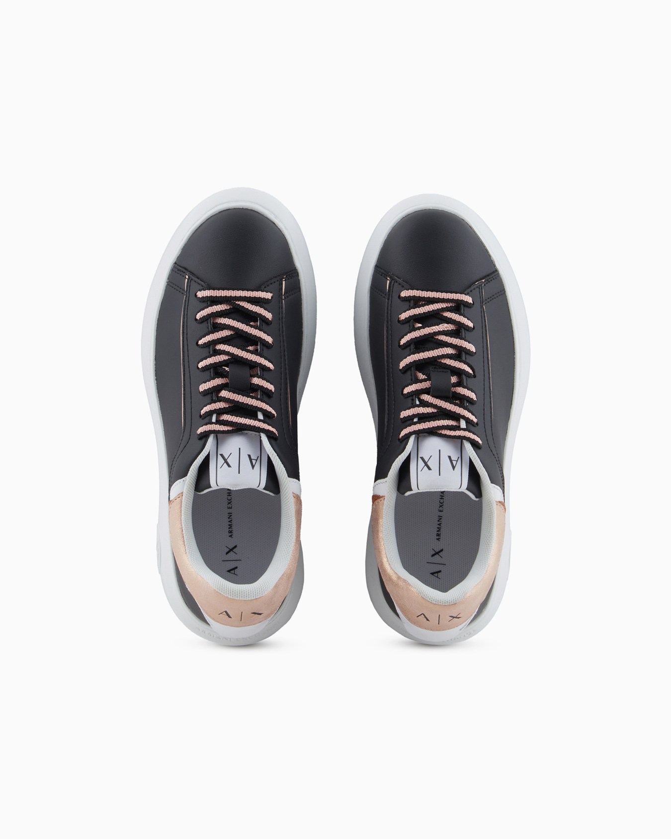 Chunky leather sneakers Slide 2