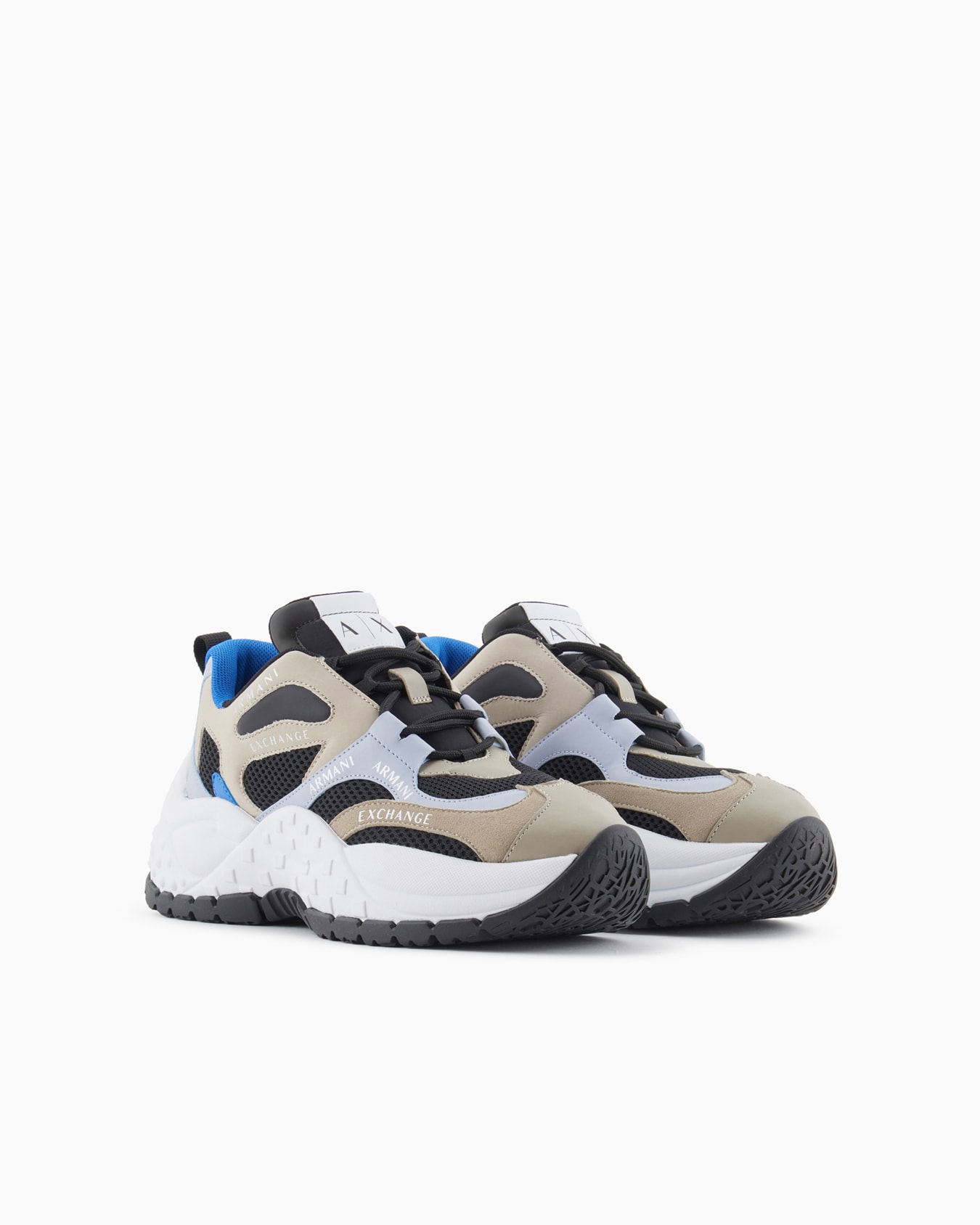 Mesh sneakers with custom tread Slide 1