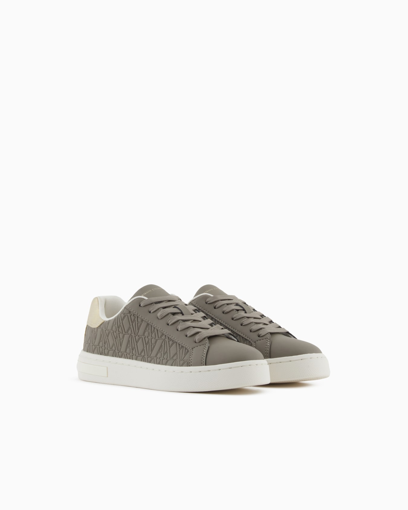 Sneakers with matching embroidered logo and metal detail Slide 1