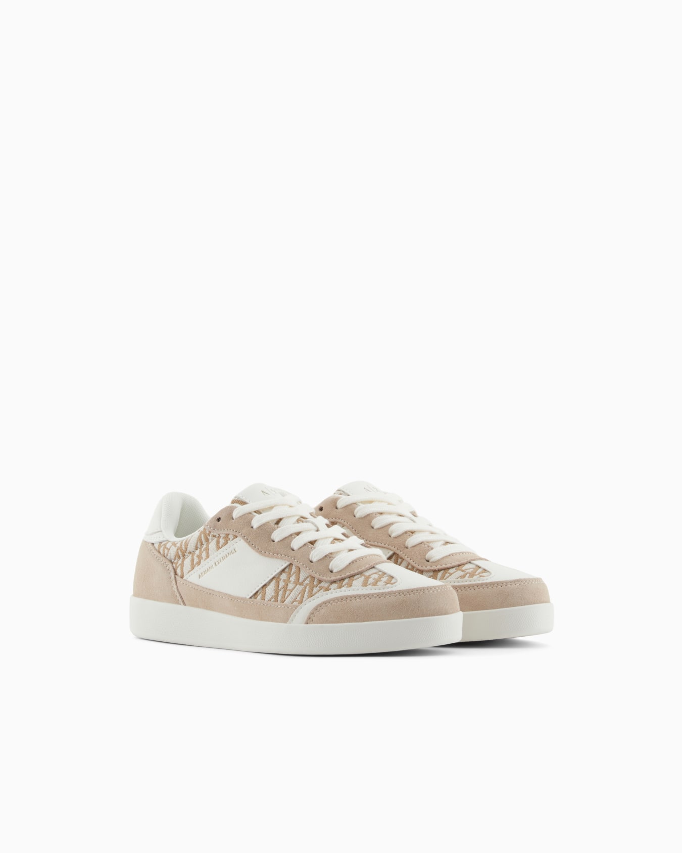 Sneakers with allover logo inserts Slide 1