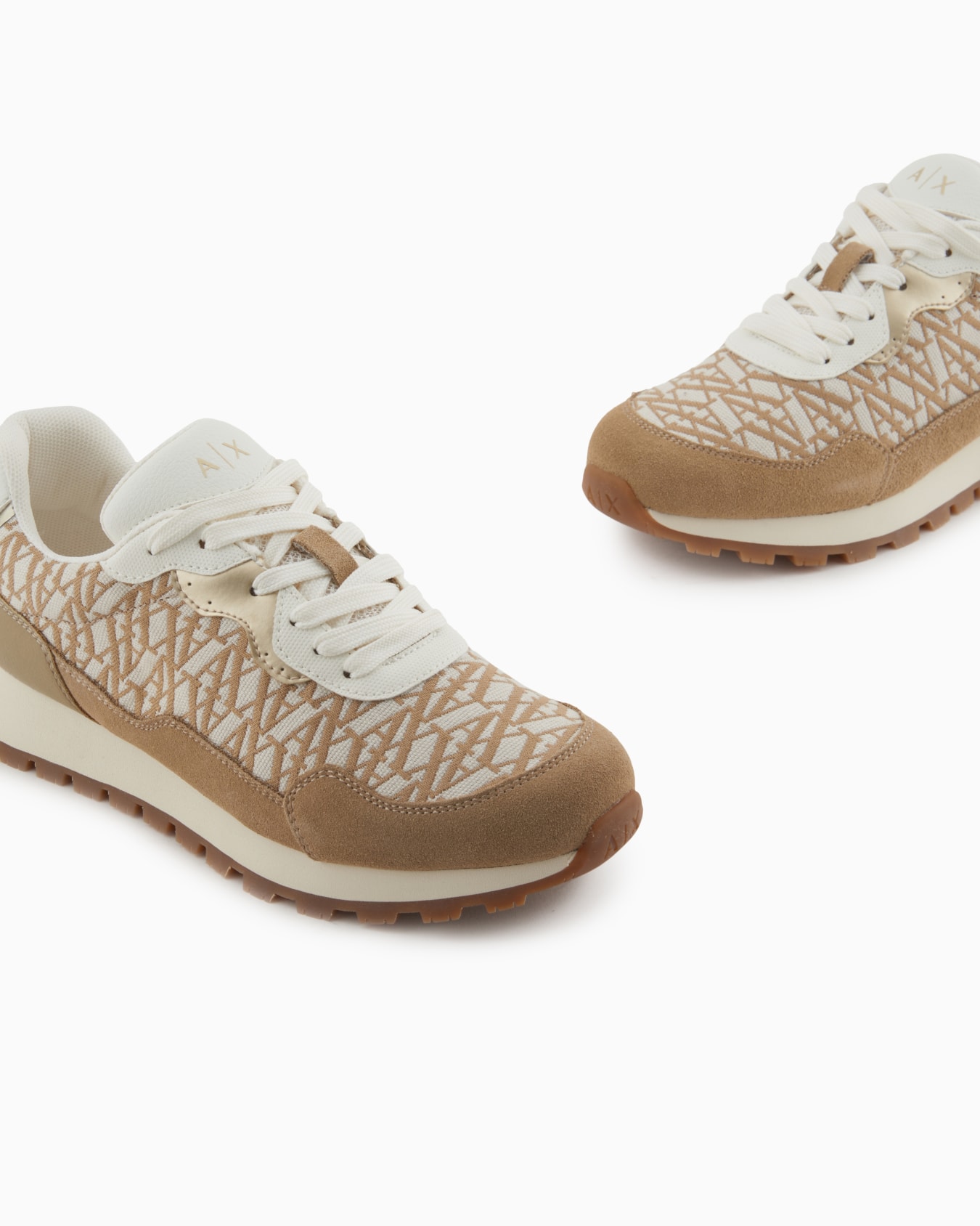Sneakers with allover logo inserts Slide 4