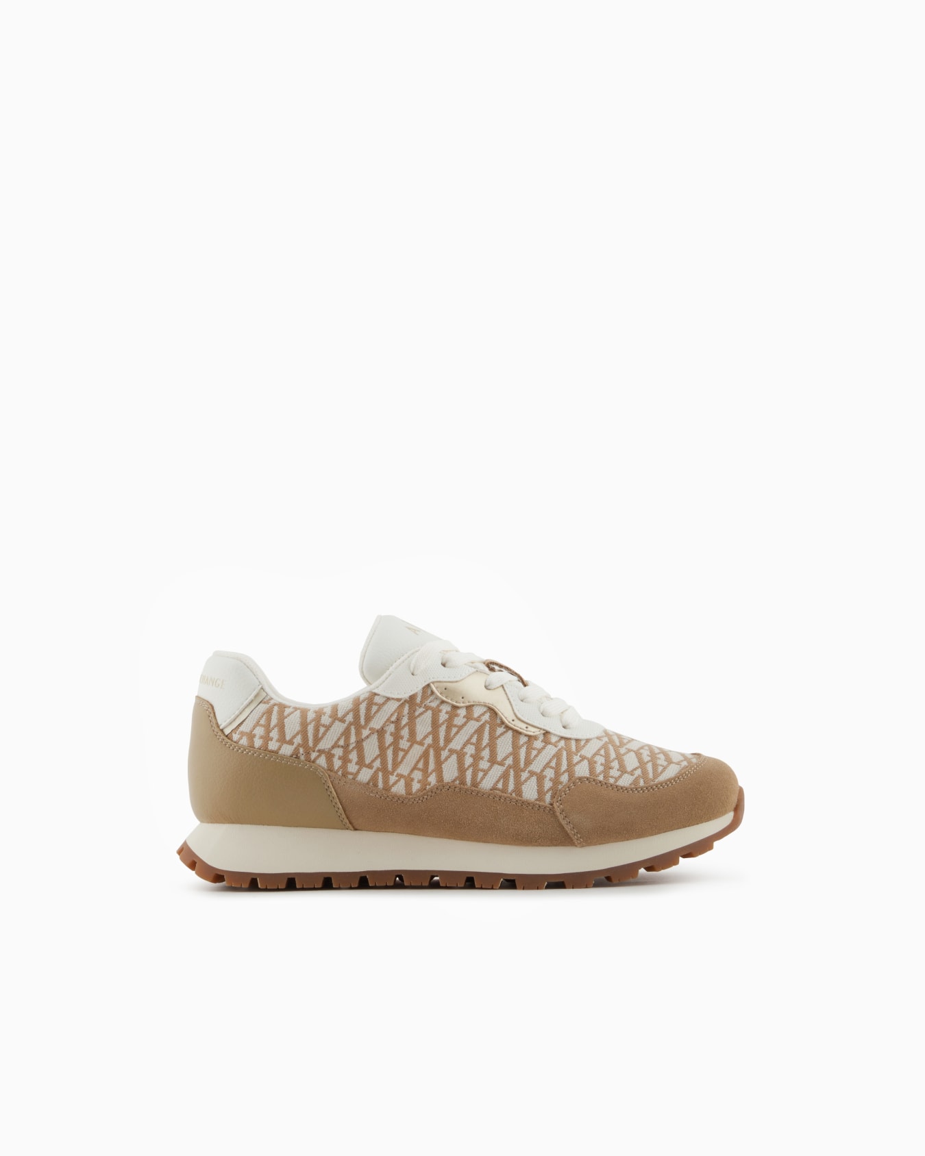 Sneakers with allover logo inserts Slide 0