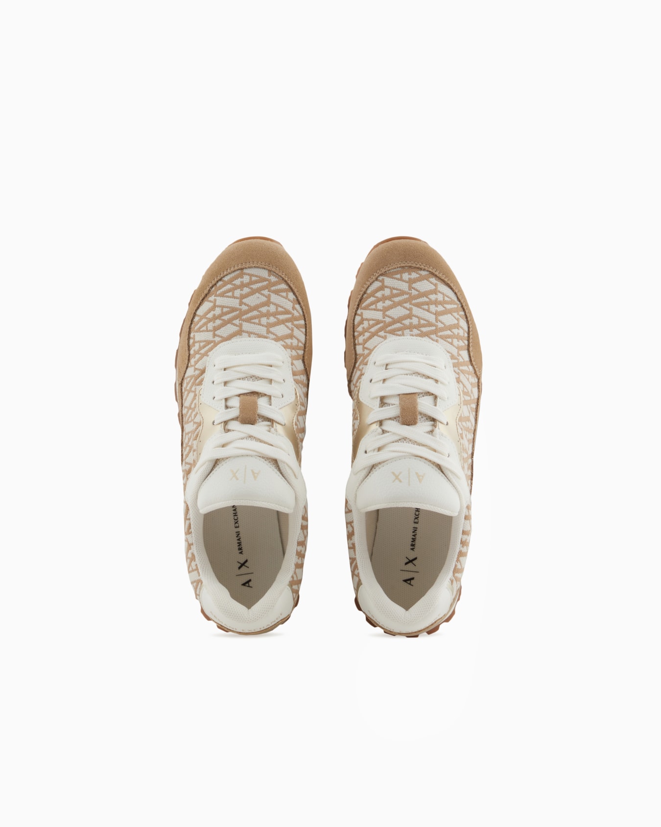 Sneakers with allover logo inserts Slide 2