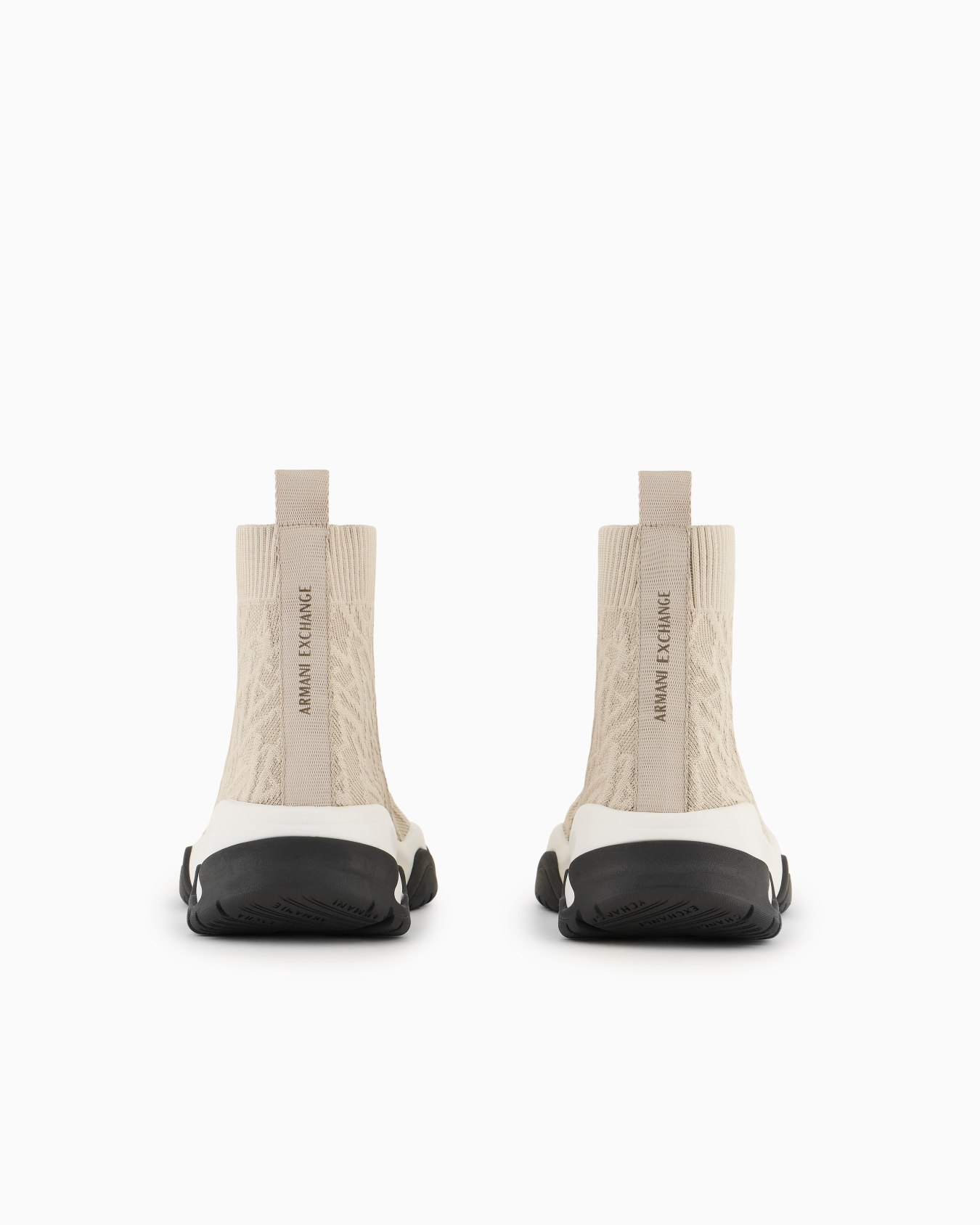 Baskets chaussettes en tissu stretch avec logo all-over Diapositive 3