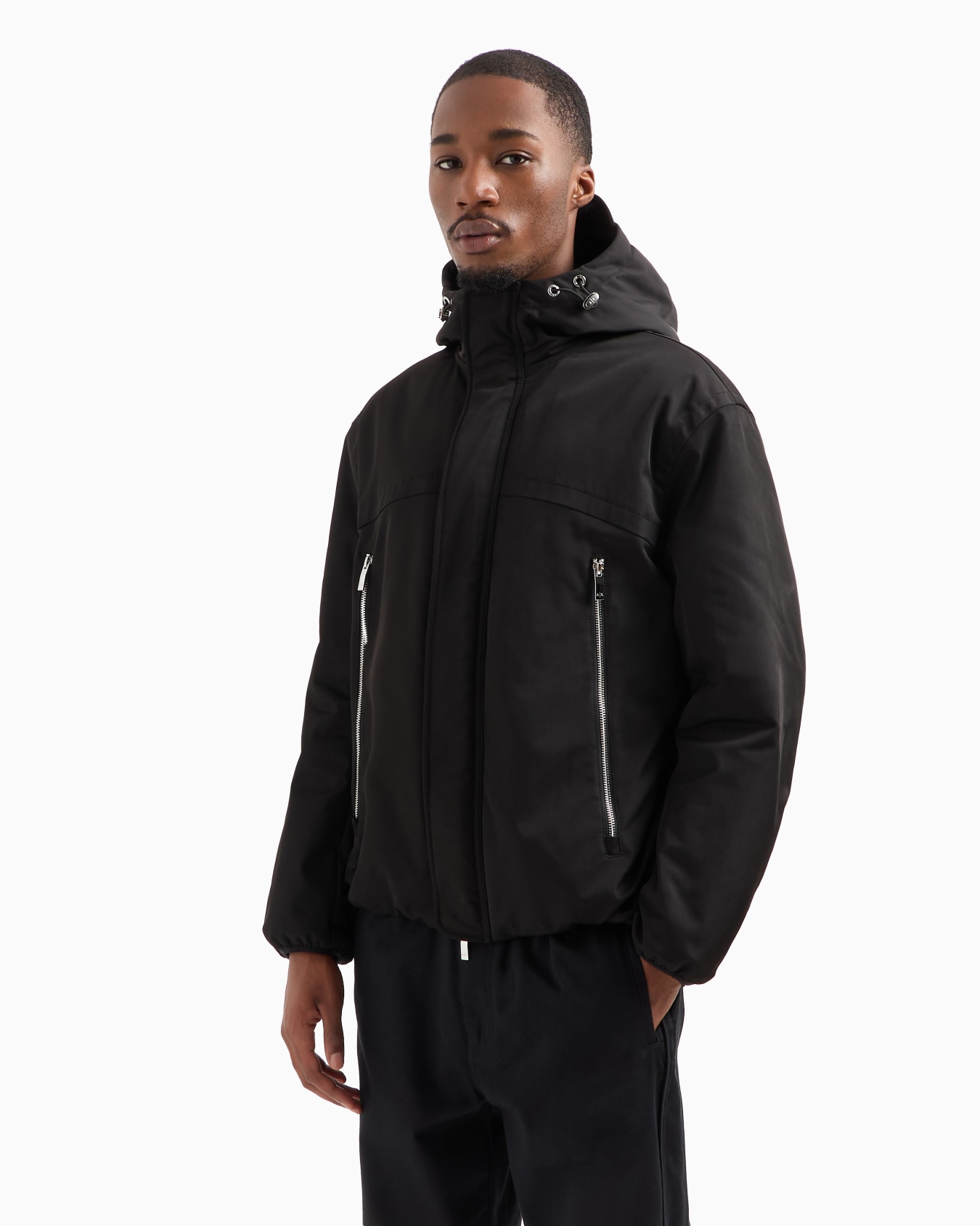 Manteau oversize en tissu à simple boutonnage Diapositive 2