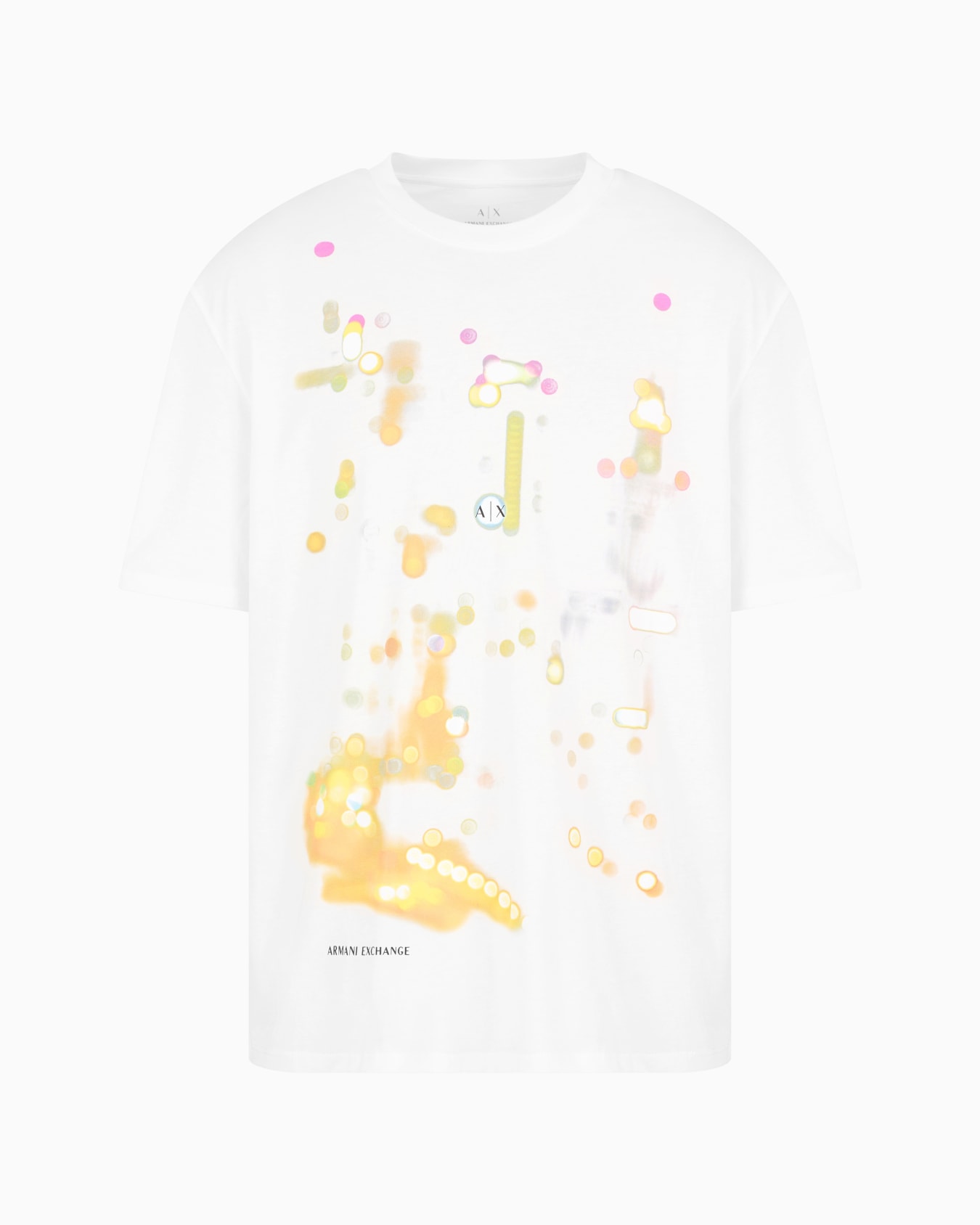  Organic Cotton Abstract Pattern Regular Fit T-Shirt Slide 0