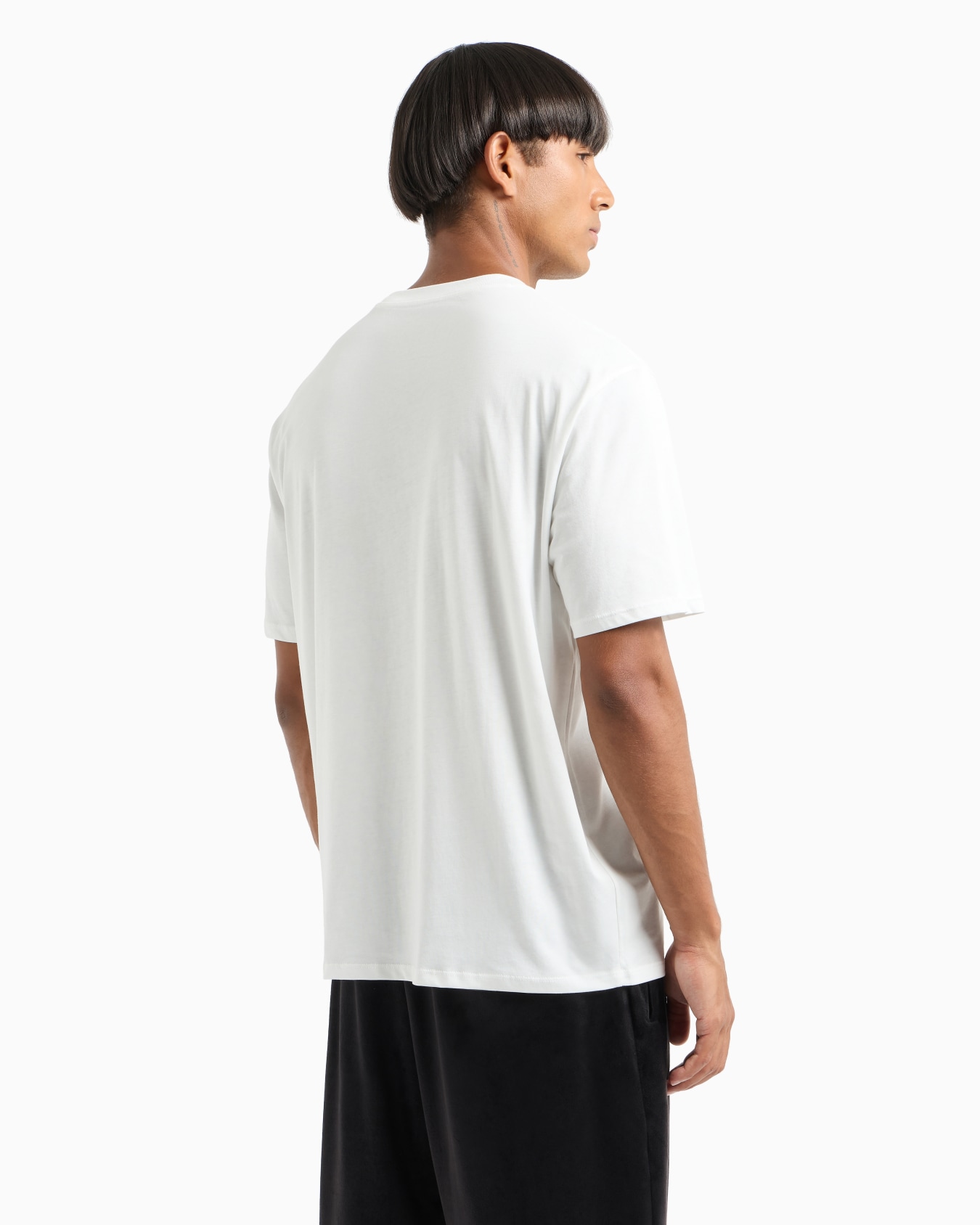  Organic Cotton Abstract Pattern Regular Fit T-Shirt Slide 2