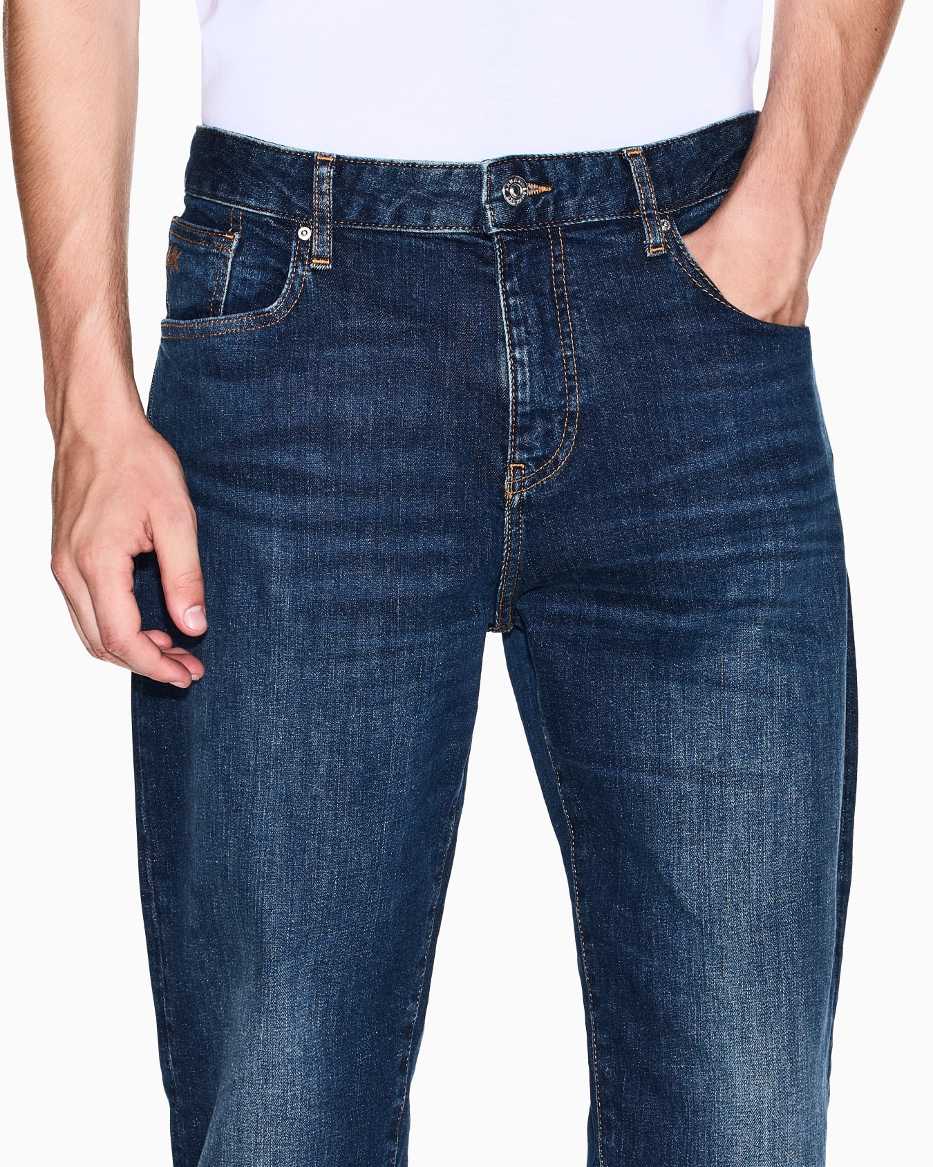 Jean slim en denim Diapositive 4