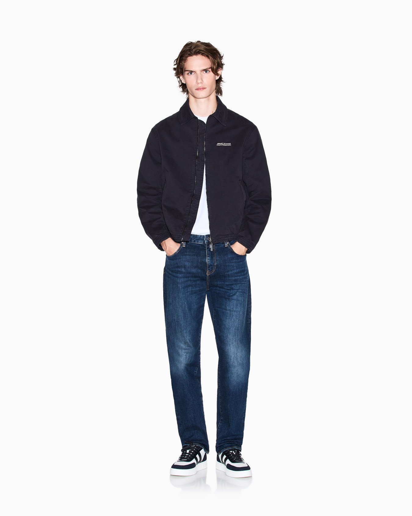 Jean slim en denim Diapositive 1