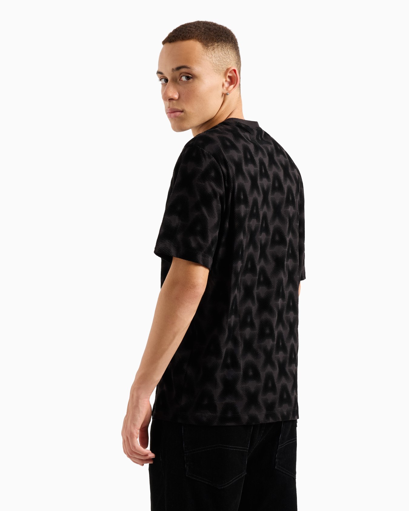 Regular fit heavy cotton T-shirt with ASV photo print Slide 2