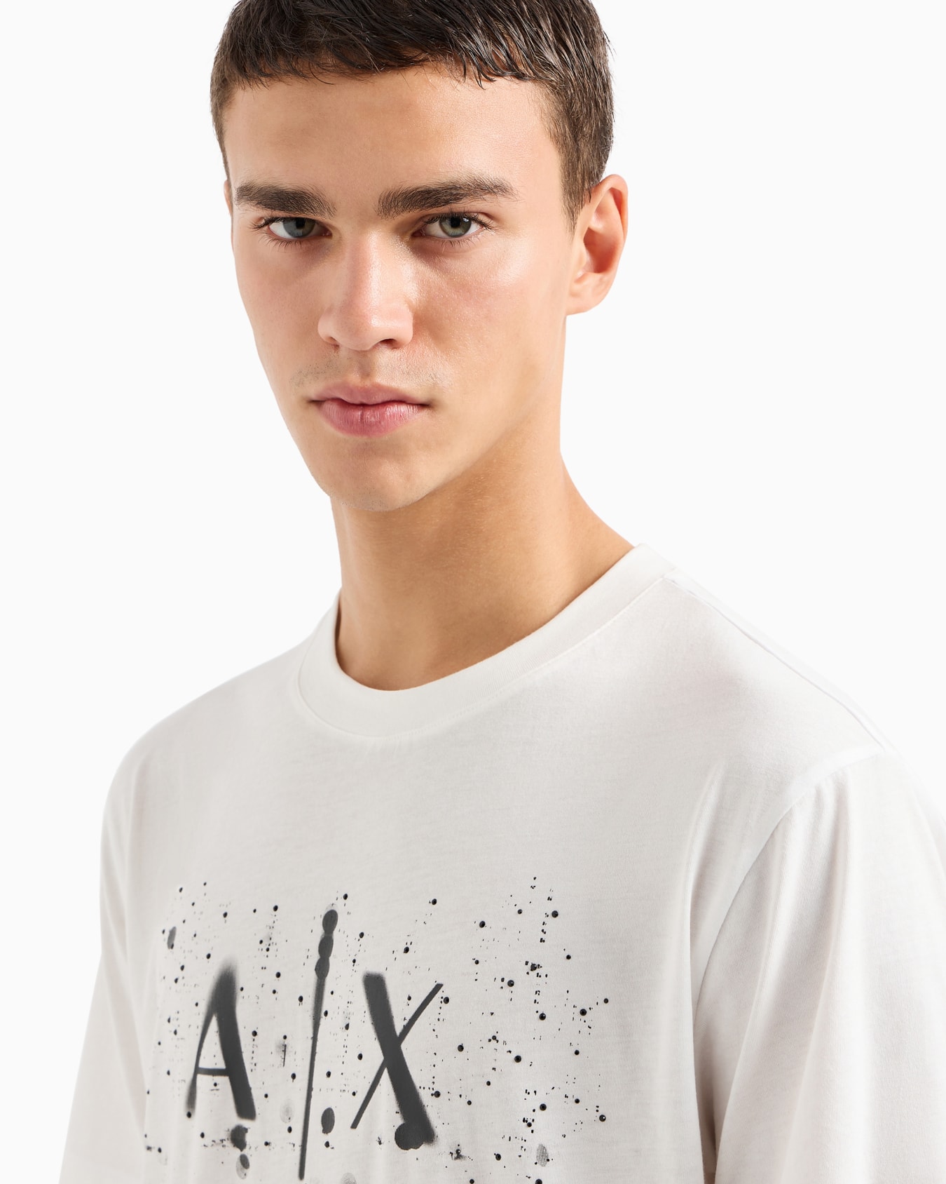 Regular fit heavy cotton T-shirt with ASV photo print Slide 4