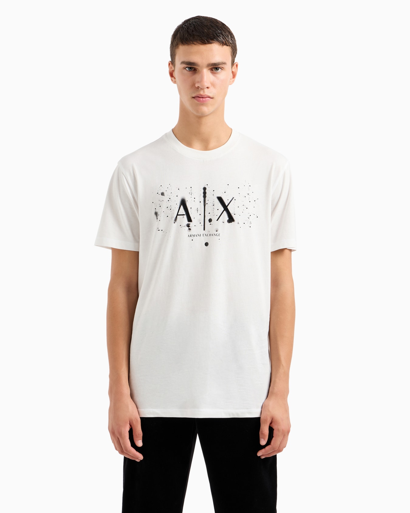 Regular fit heavy cotton T-shirt with ASV photo print Slide 1