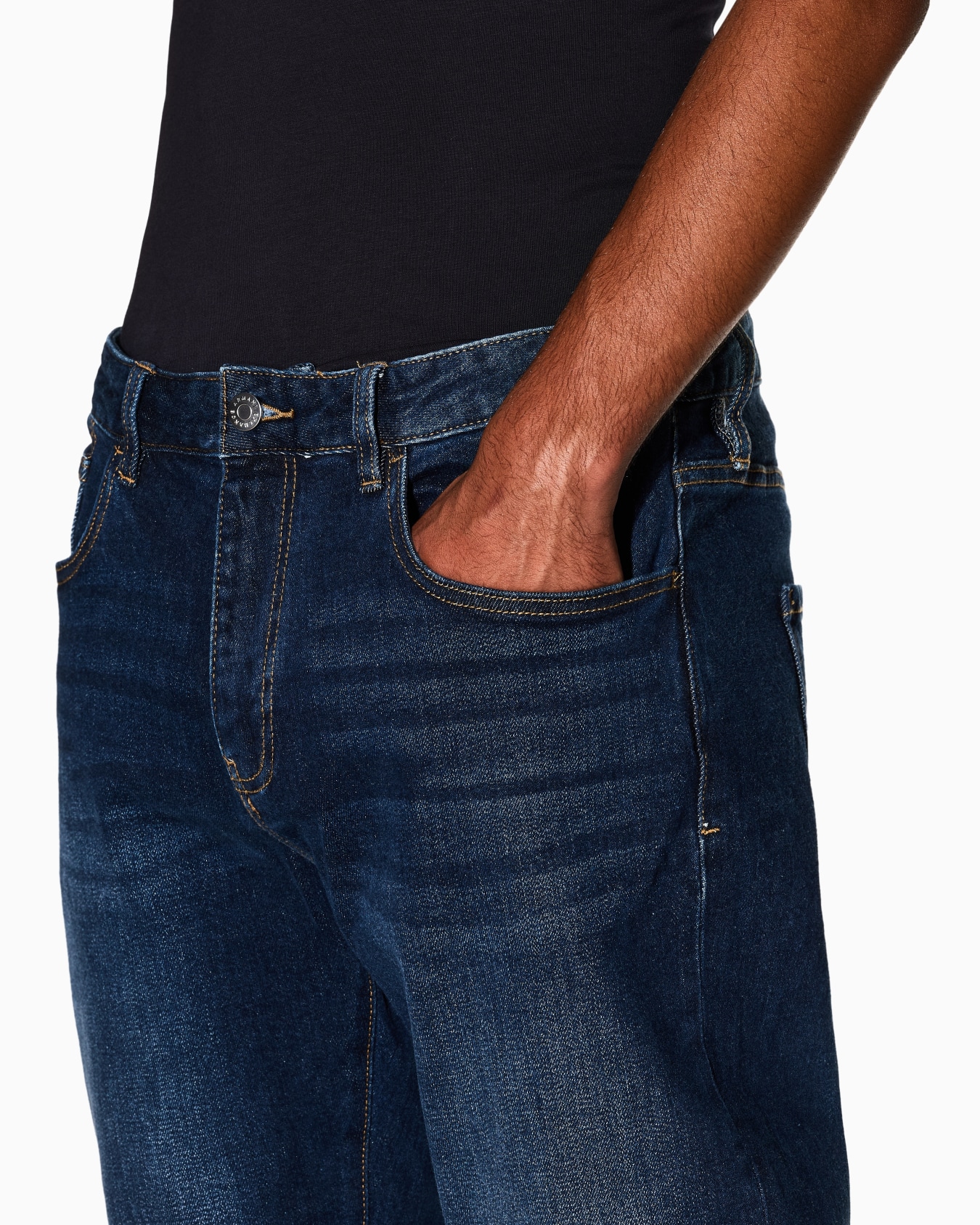 Straight fit jeans in comfort denim Slide 4