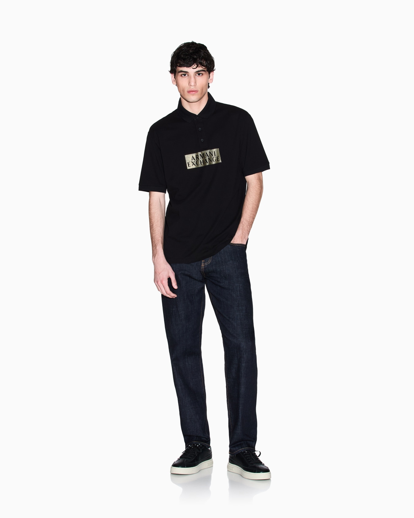 Straight fit jeans in comfort denim Slide 1