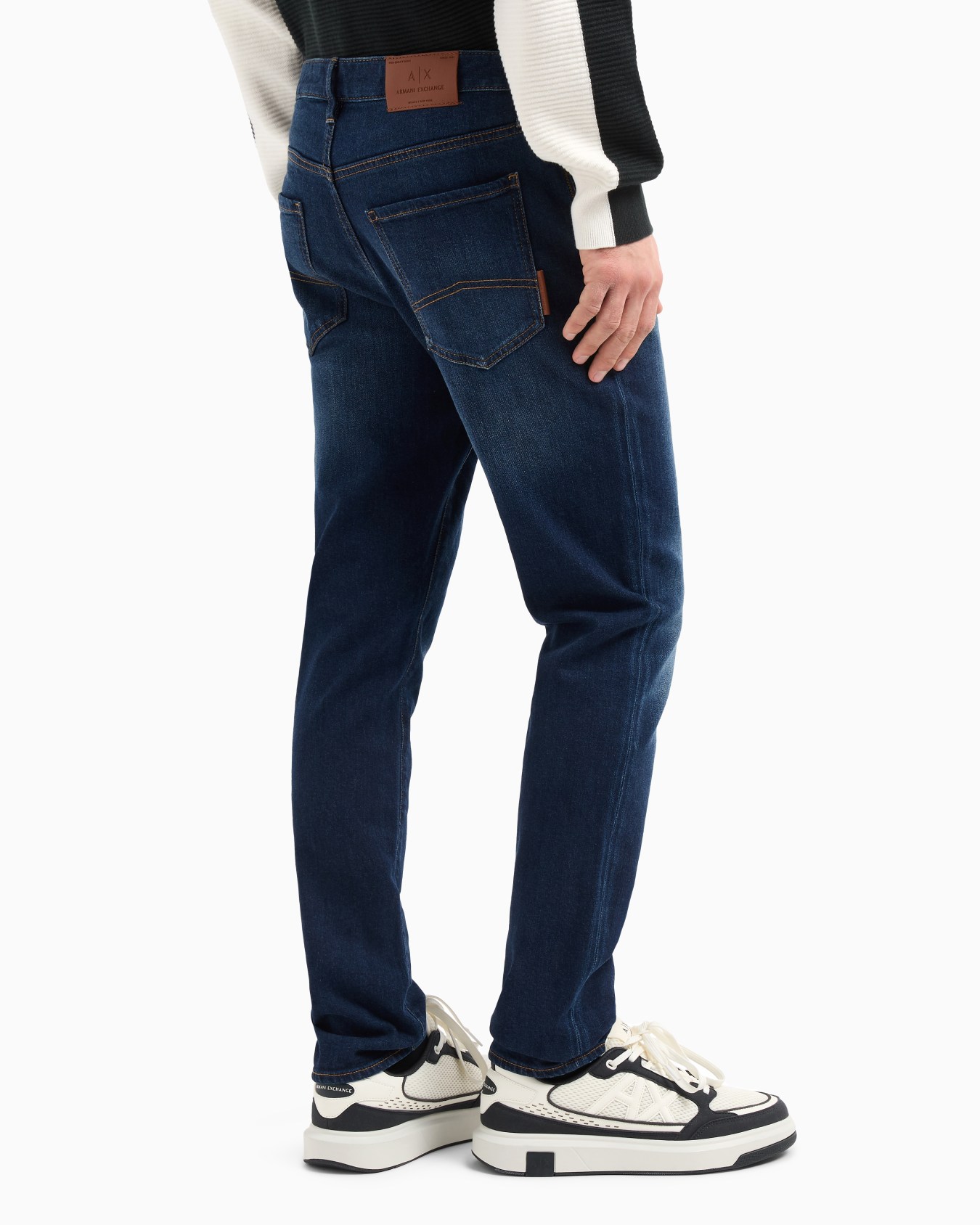 J14 skinny fit jeans in stone washed cotton denim Slide 2