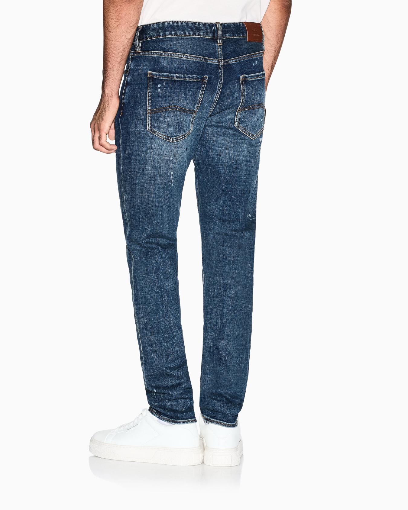 Slim Fit Jeans aus Denim-Fleece Folie 2