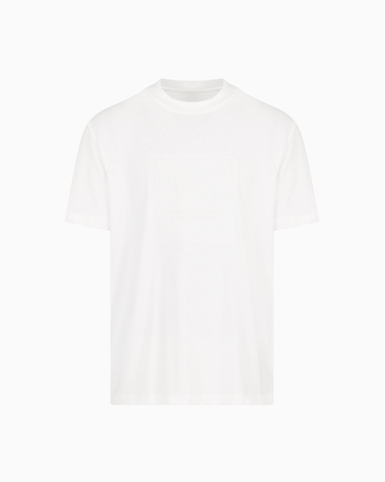Regular fit T-shirt with maxi logo embroidery Slide 0