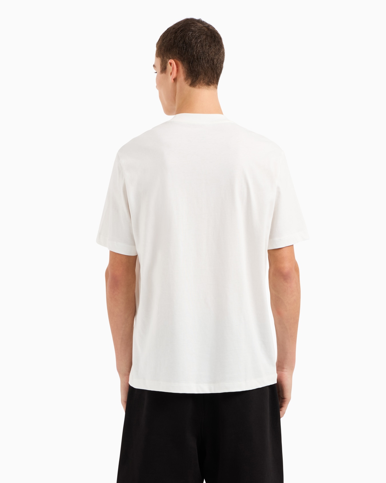 Regular fit T-shirt with maxi logo embroidery Slide 2