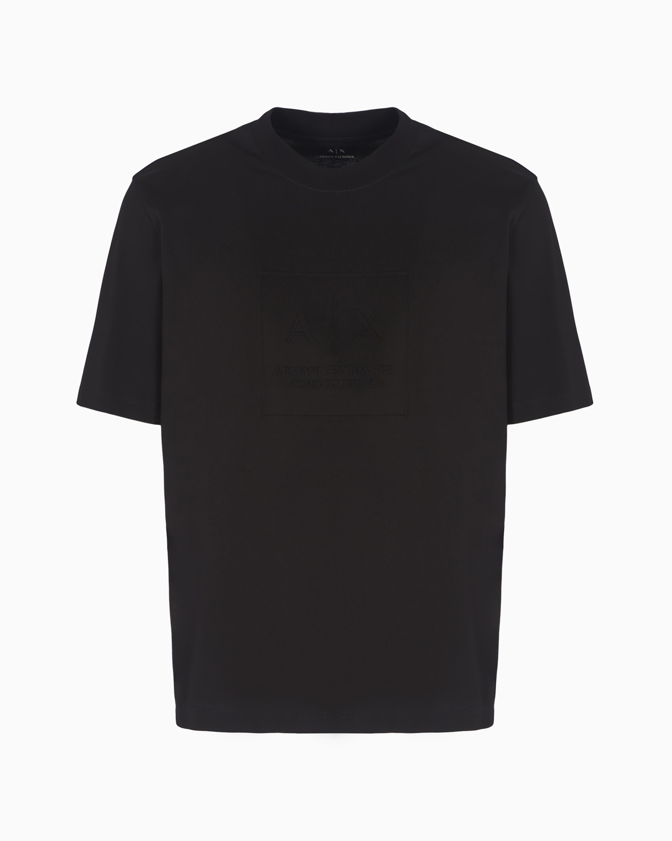 Regular fit T-shirt with maxi logo embroidery Slide 0