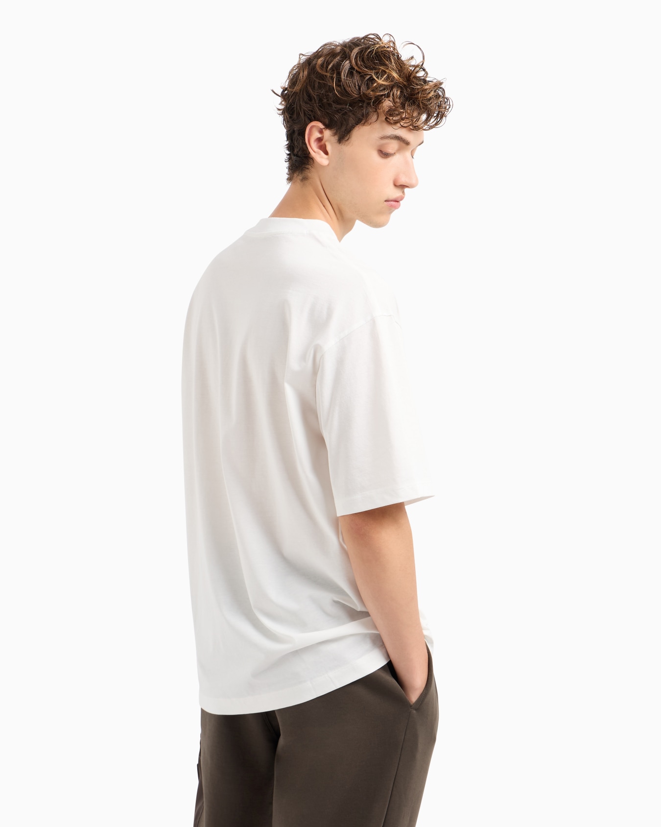 Camiseta de corte relajado con bolsillo con cremallera y logo Diapositiva 2