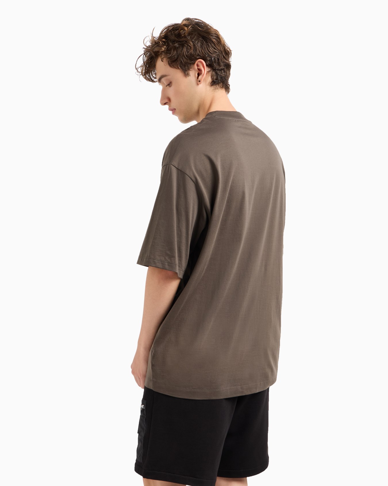 Relaxed fit T-shirt with zip pocket and logo Slide 2