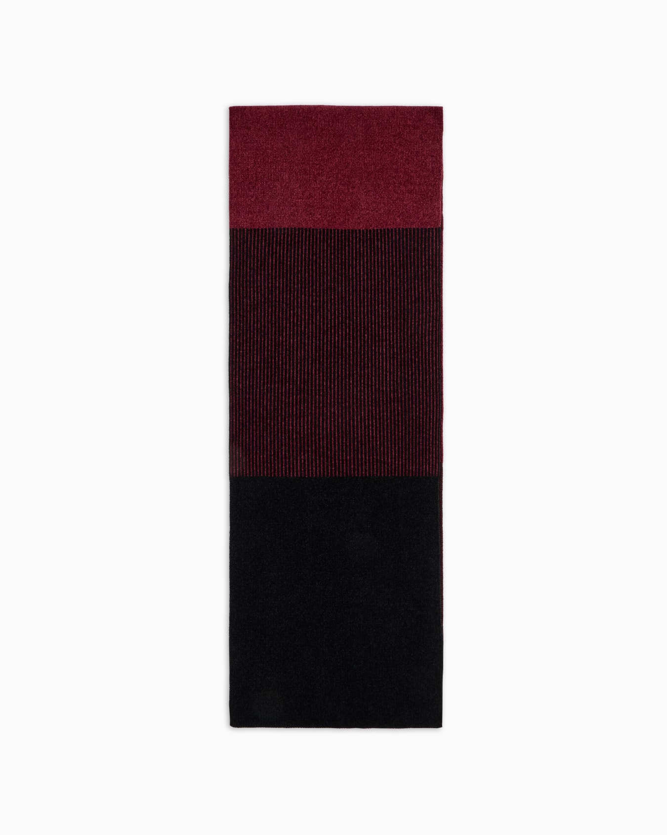 Degradé ribbed scarf Slide 0