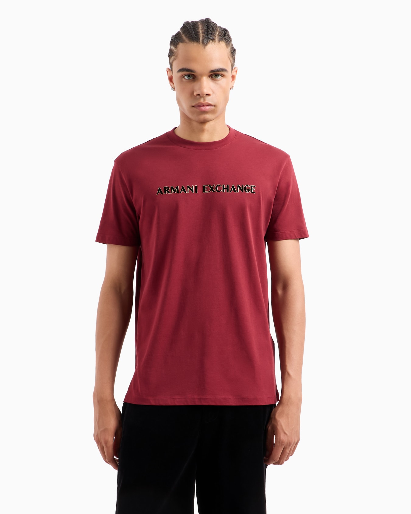 Camiseta regular fit de algodón grueso con estampado fotográfico ASV Diapositiva 1